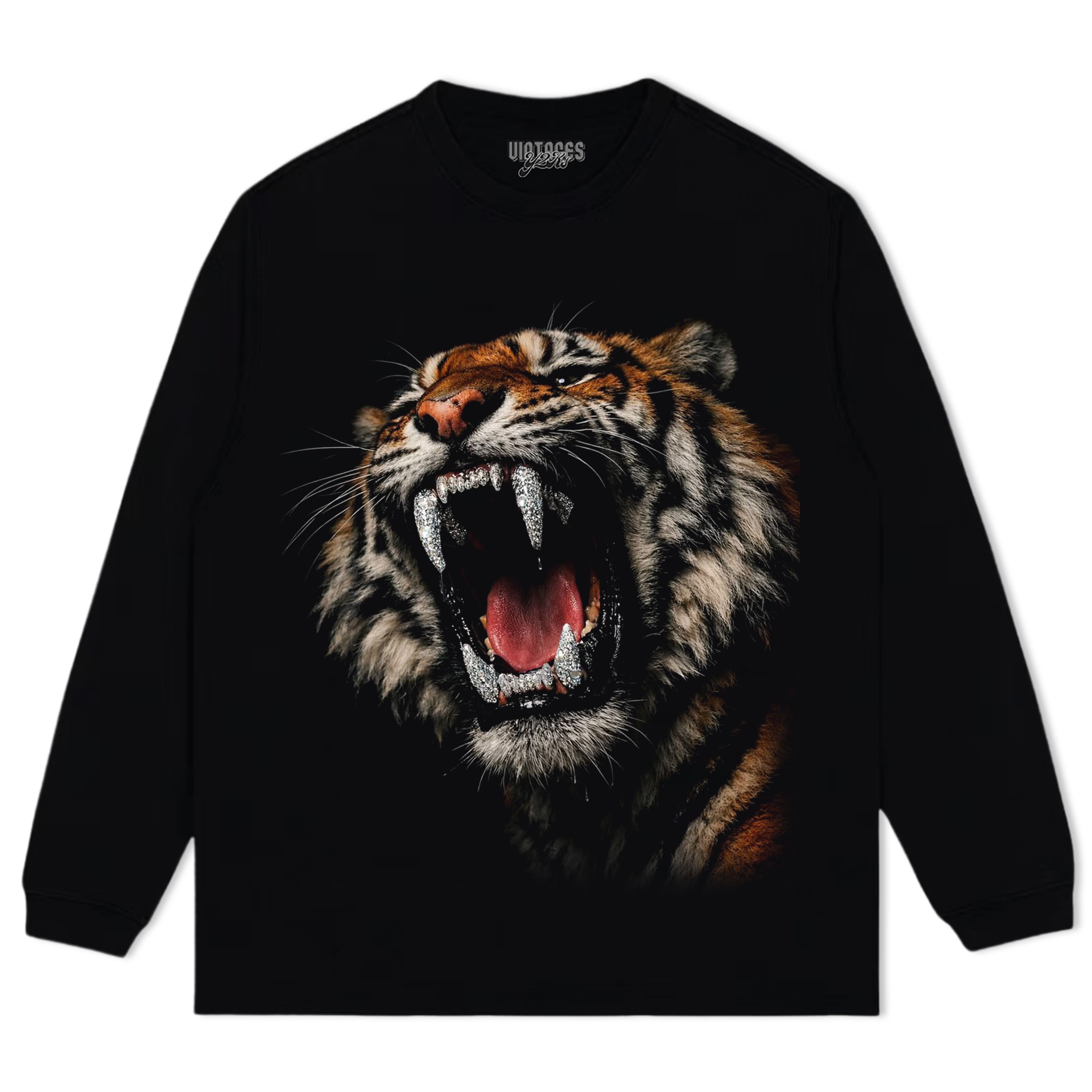 RETRO STREET STYLE & DARK TIGER TANK TOP & TEE & LONG SLEEVE & LAYERED LS & HOODIE