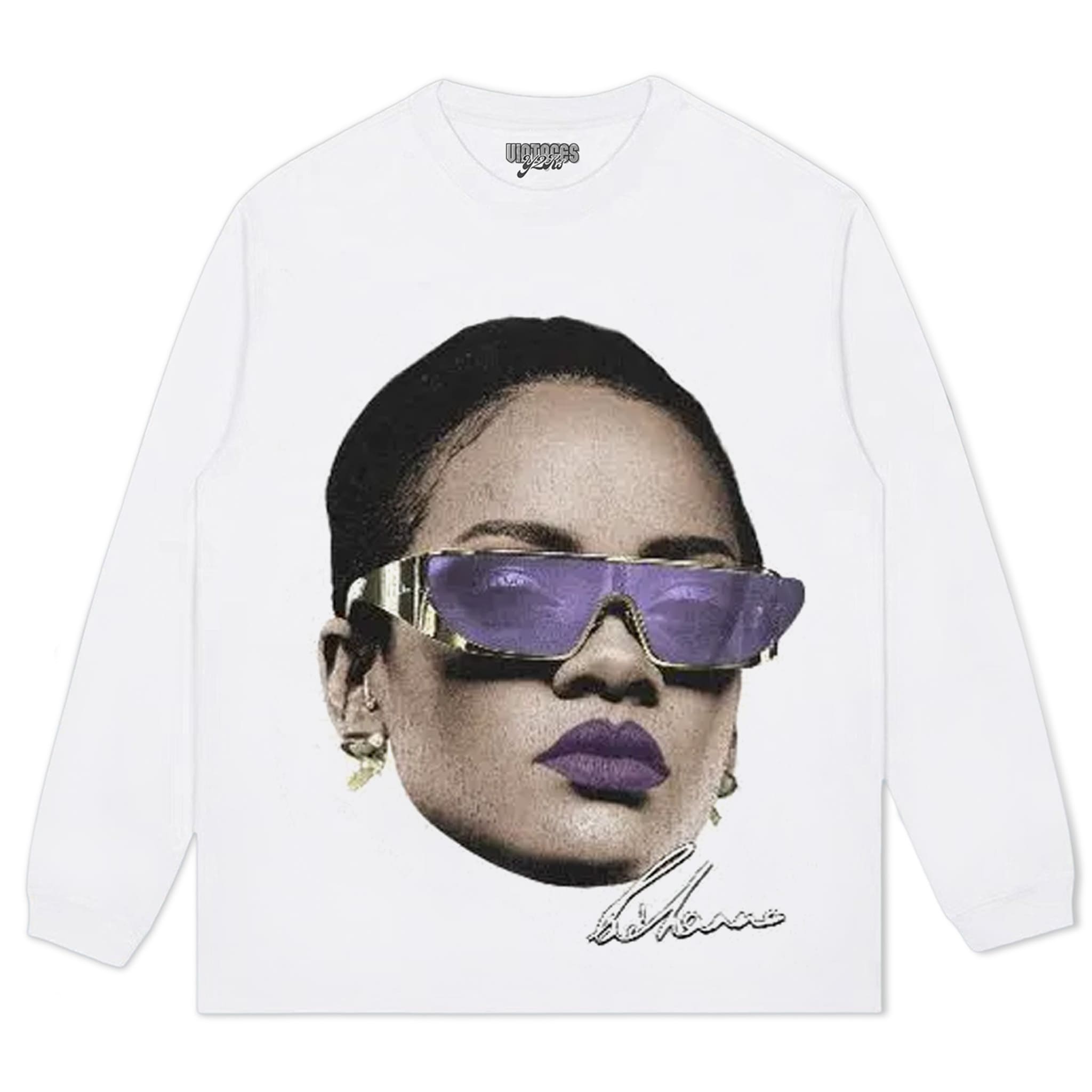 RIHANNA BIG HEAD TANK TOP & TEE & LONG SLEEVE & LAYERED LS & HOODIE