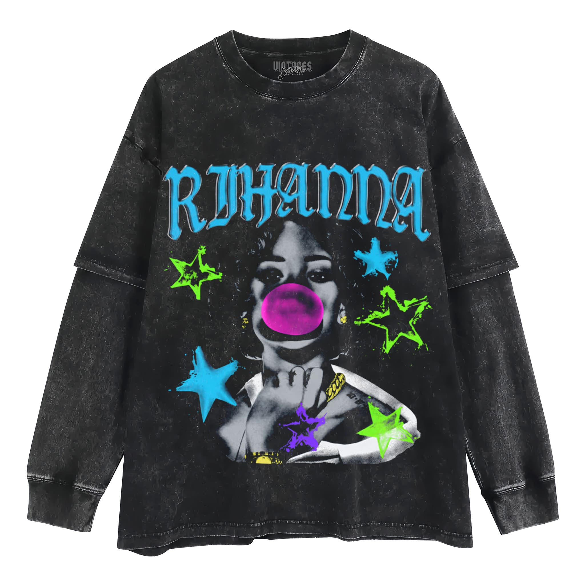 RIHANNA POP MUSIC TANK TOP & TEE & LONG SLEEVE & LAYERED LS & HOODIE