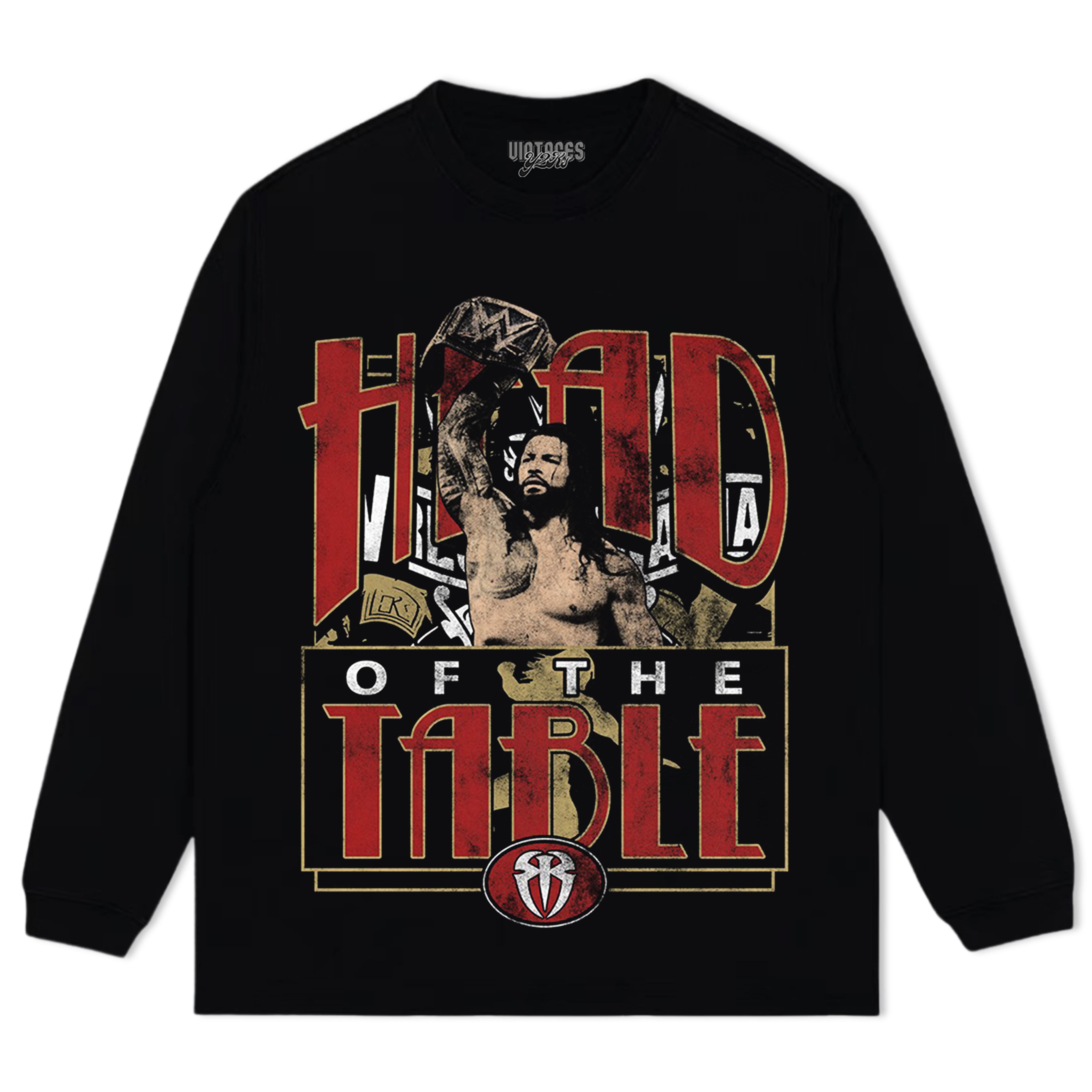 ROMAN REIGNS - HEAD OF THE TABLE V2 TEE & LS & HOODIE
