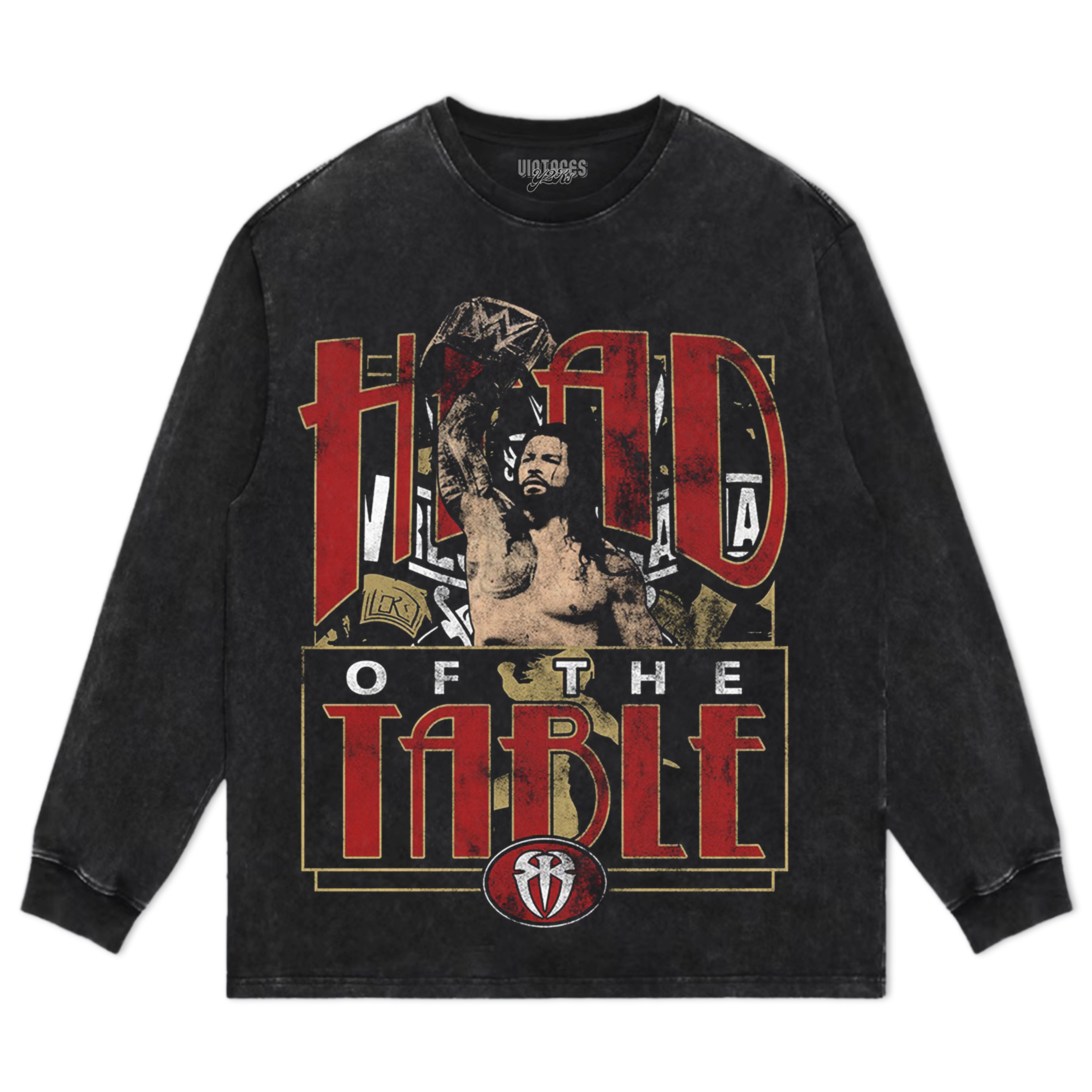 ROMAN REIGNS - HEAD OF THE TABLE V2 TEE & LS & HOODIE