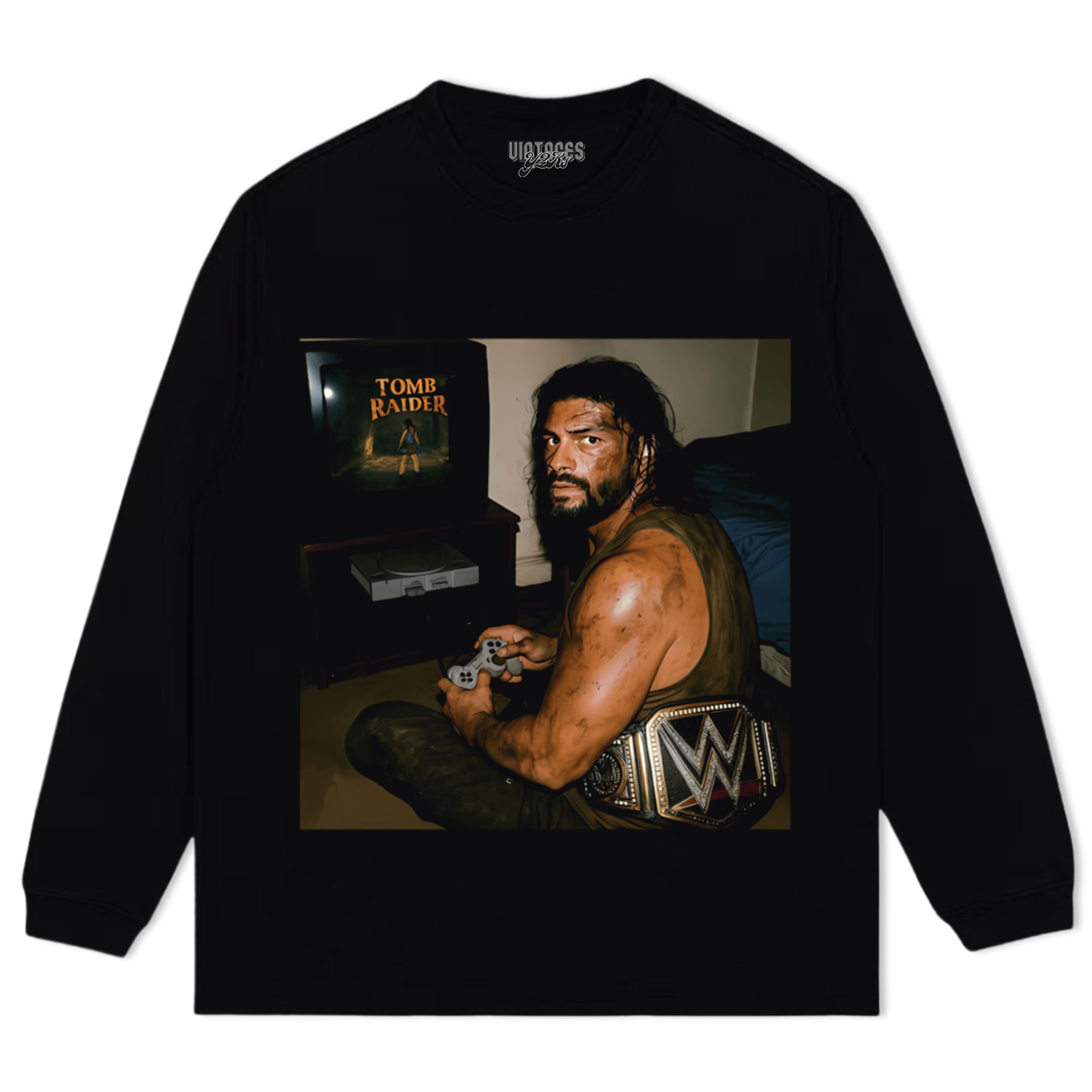 ROMAN REIGNS PLAY VIDEO GAME TEE & LS & HOODIE