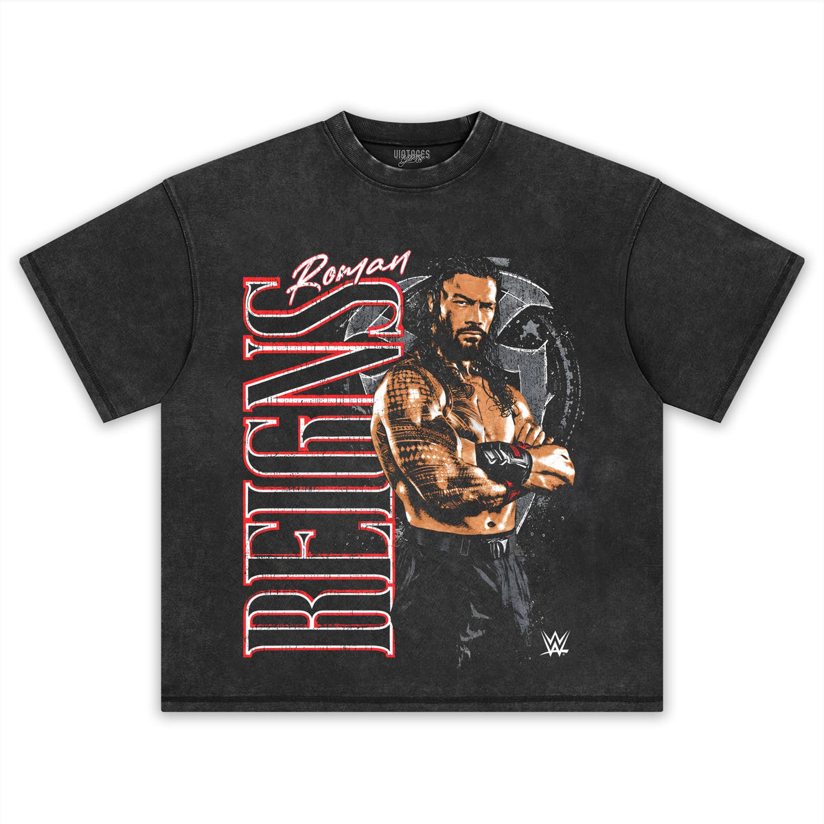ROMAN REIGNS VINTAGE E TANK TOP & TEE & LONG SLEEVE & LAYERED LS & HOODIE