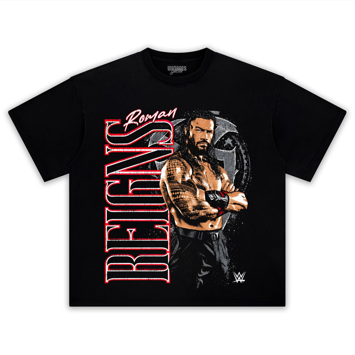 ROMAN REIGNS VINTAGE E TANK TOP & TEE & LONG SLEEVE & LAYERED LS & HOODIE