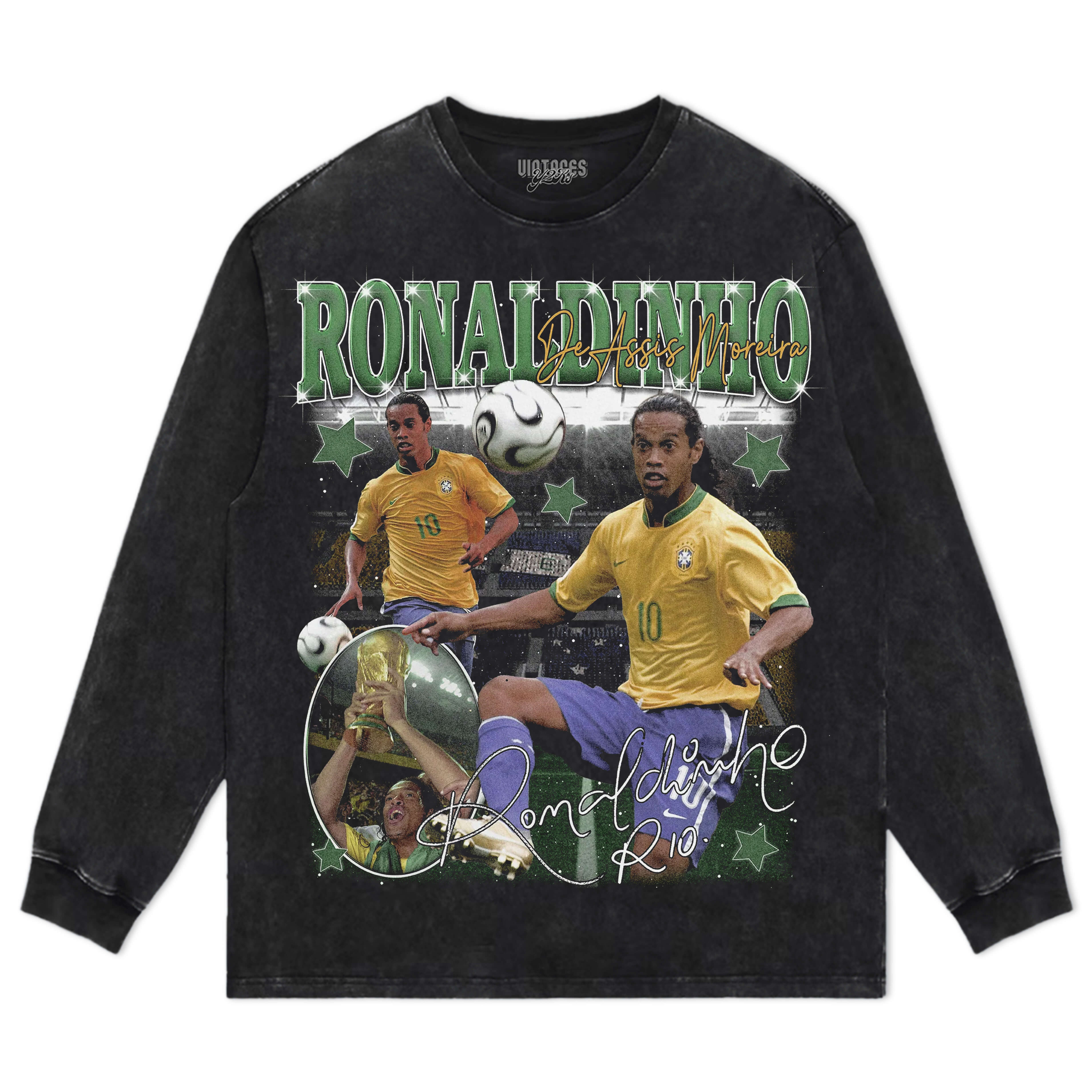 RONALDINHO SOCCER TEE & LS & HOODIE