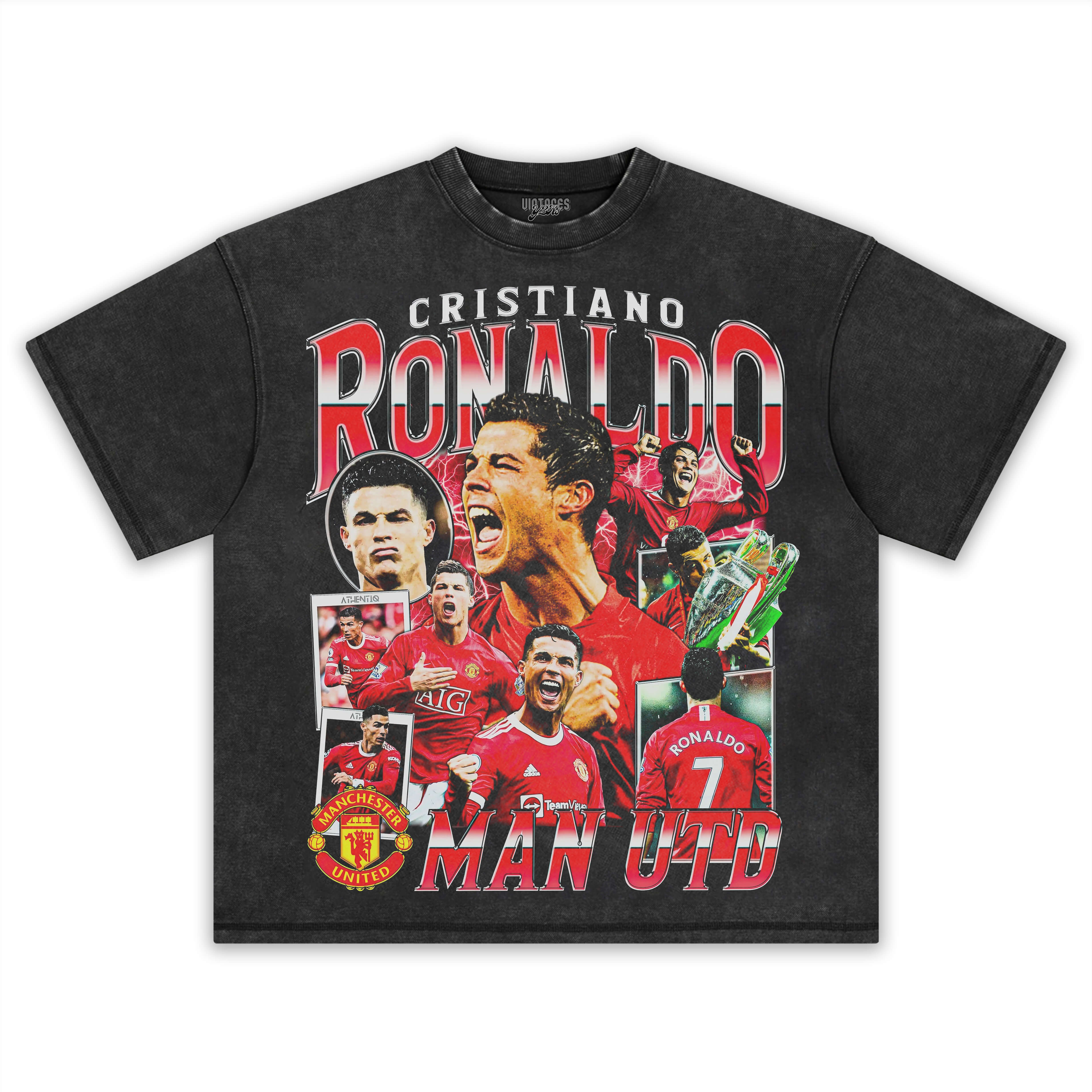 RONALDO MAN UTD TEE & LS & HOODIE