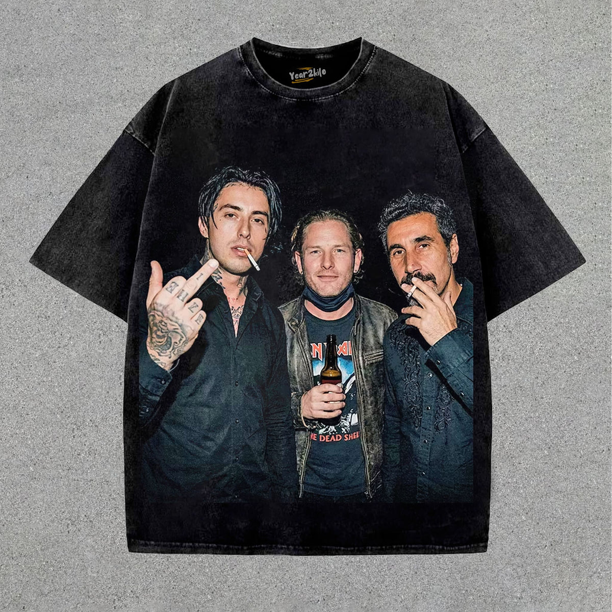 RONNIE RADKE & COREY TAYLOR & SERJ TANKIAN V2 TANK TOP & TEE & LONG SLEEVE & LAYERED LS & HOODIE