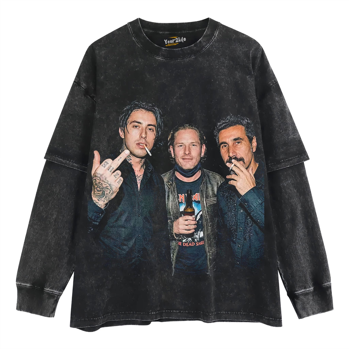 RONNIE RADKE & COREY TAYLOR & SERJ TANKIAN V2 TANK TOP & TEE & LONG SLEEVE & LAYERED LS & HOODIE