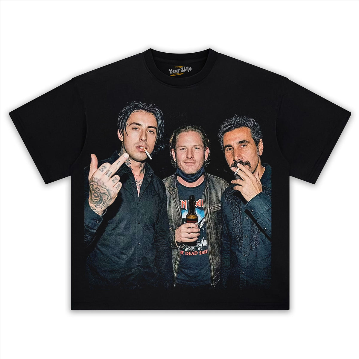 RONNIE RADKE & COREY TAYLOR & SERJ TANKIAN V2 TANK TOP & TEE & LONG SLEEVE & LAYERED LS & HOODIE