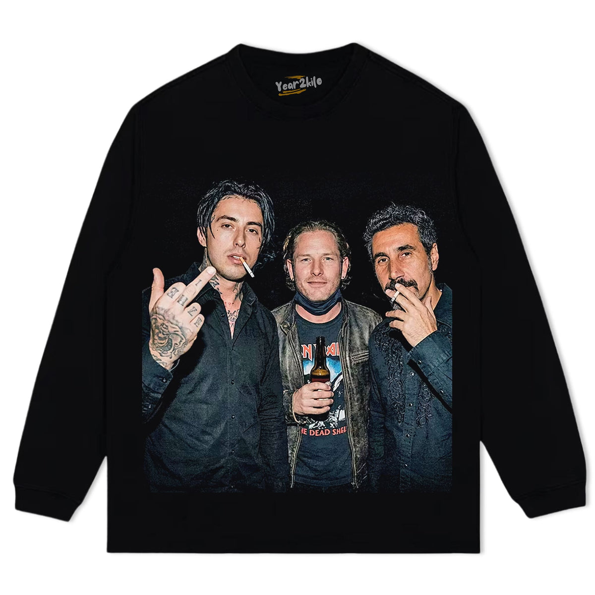 RONNIE RADKE & COREY TAYLOR & SERJ TANKIAN V2 TANK TOP & TEE & LONG SLEEVE & LAYERED LS & HOODIE