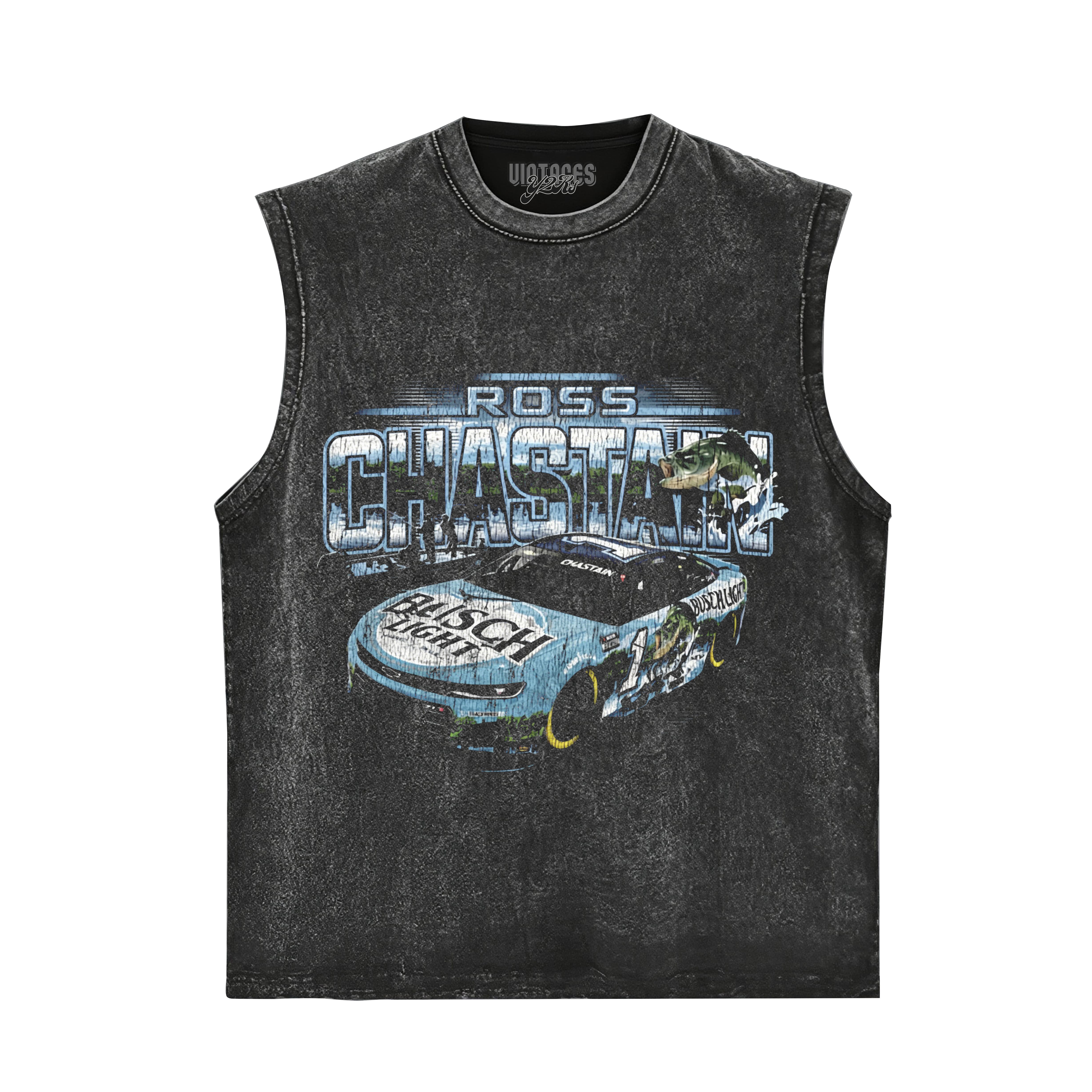 ROSS CHASTAIN TRACKHOUSE RACING TEAM VINTAGE TANK TOP & TEE & LONG SLEEVE & LAYERED LS & HOODIE