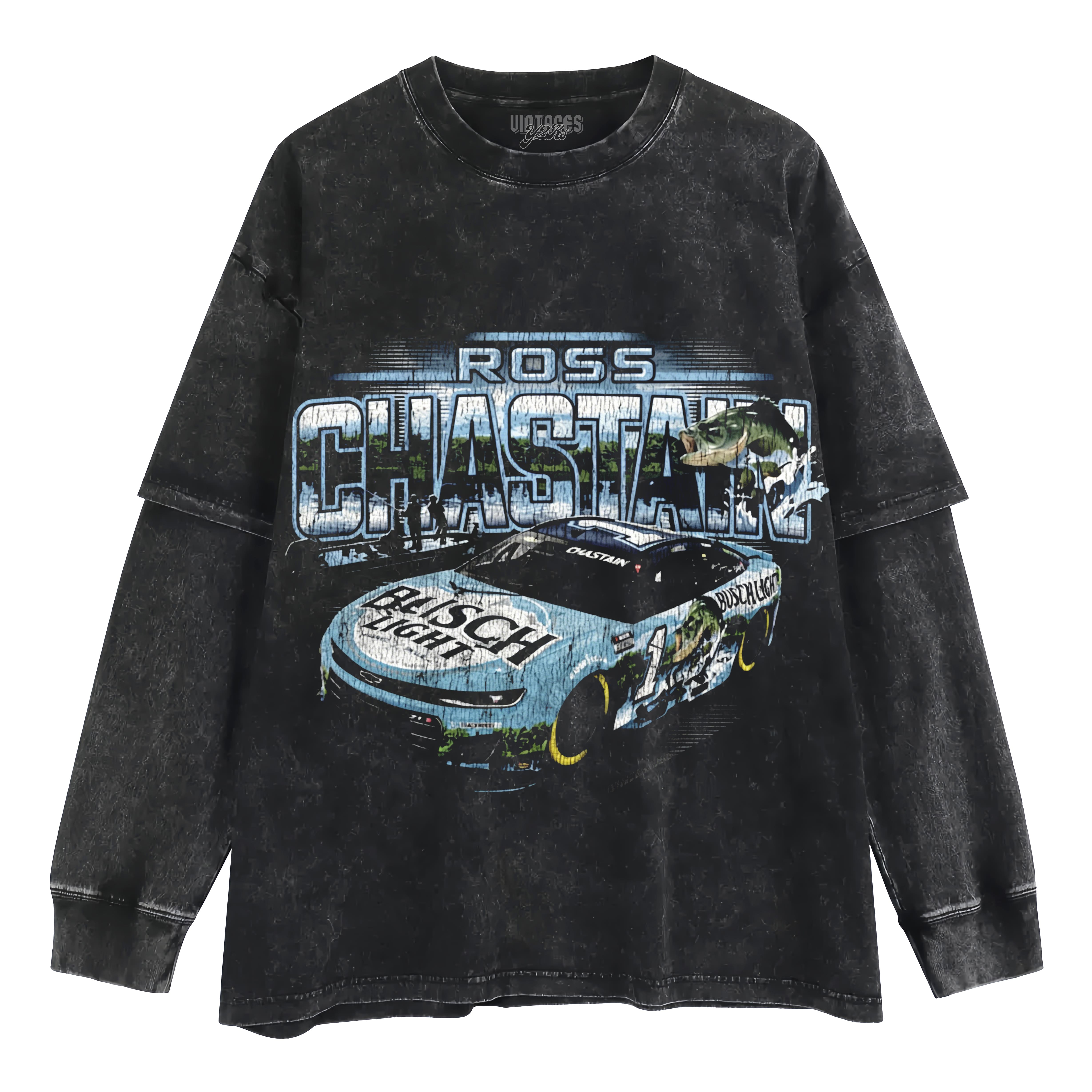 ROSS CHASTAIN TRACKHOUSE RACING TEAM VINTAGE TANK TOP & TEE & LONG SLEEVE & LAYERED LS & HOODIE