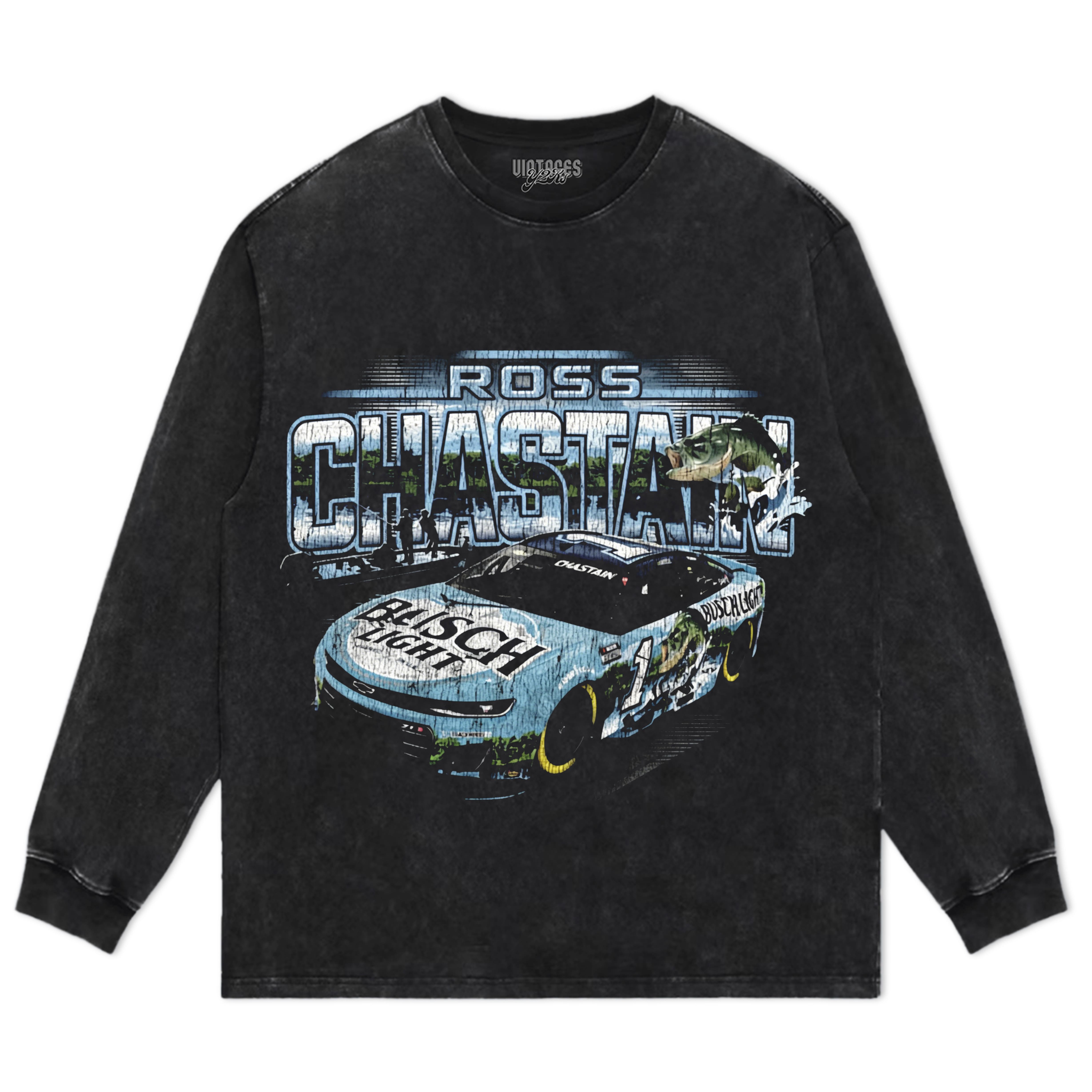 ROSS CHASTAIN TRACKHOUSE RACING TEAM VINTAGE TANK TOP & TEE & LONG SLEEVE & LAYERED LS & HOODIE