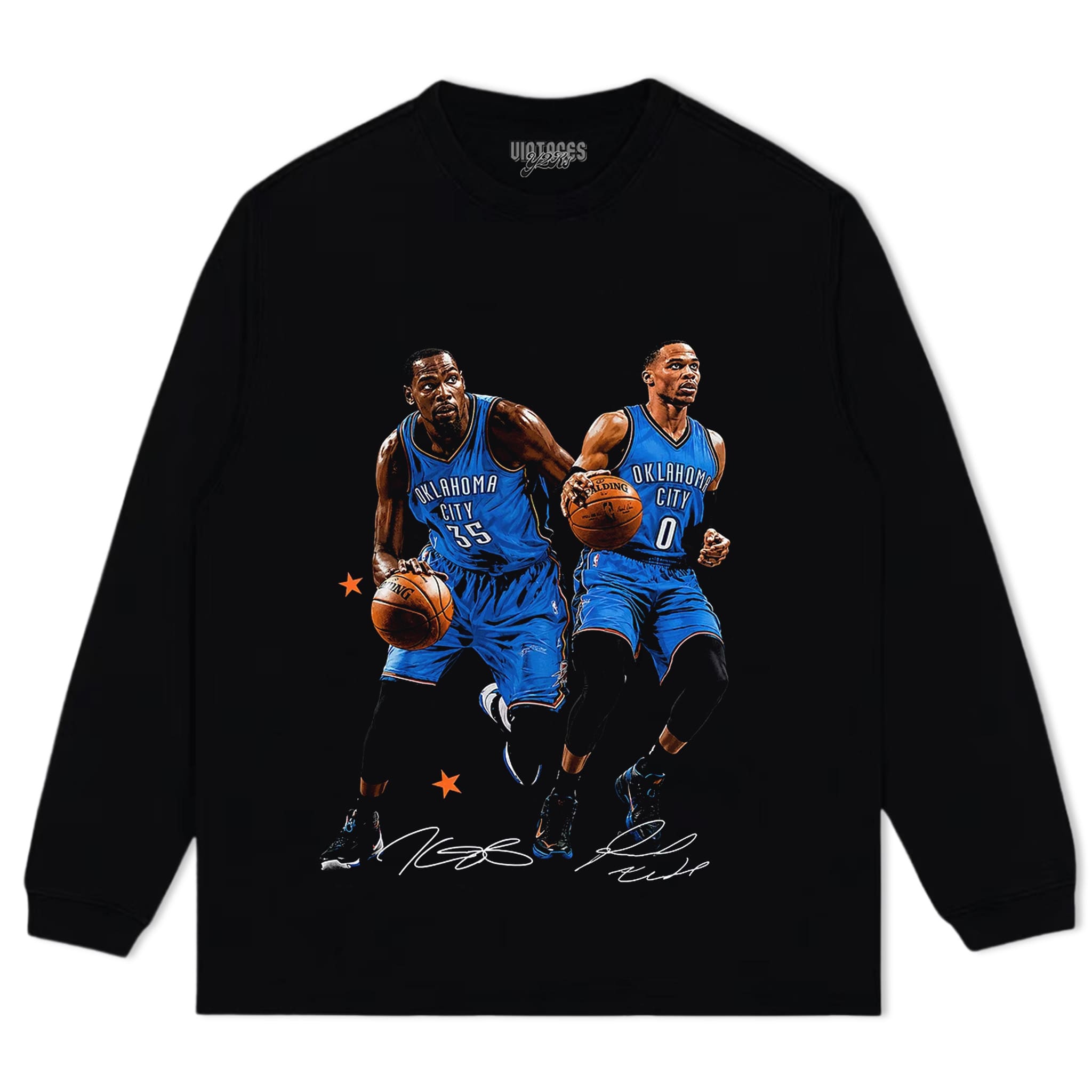 RUSSELL WESTBROOK & KEVIN DURANT TANK TOP & TEE & LONG SLEEVE & LAYERED LS & HOODIE