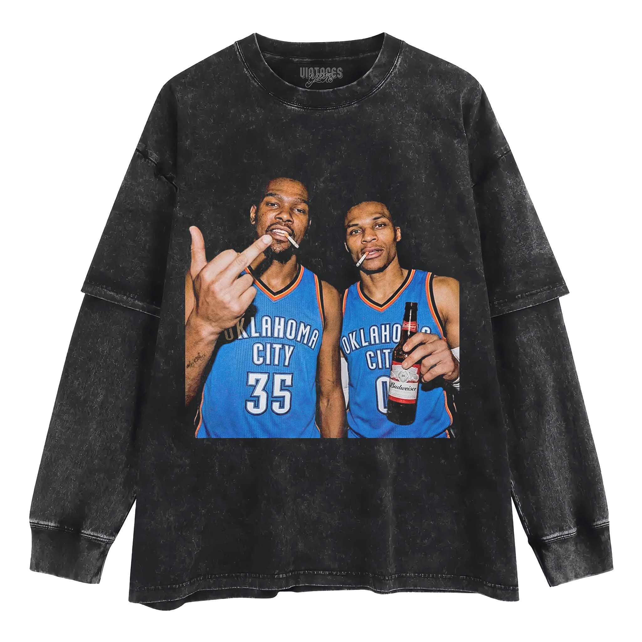 RUSSELL WESTBROOK & KEVIN DURANT V1 TANK TOP & TEE & LONG SLEEVE & LAYERED LS & HOODIE