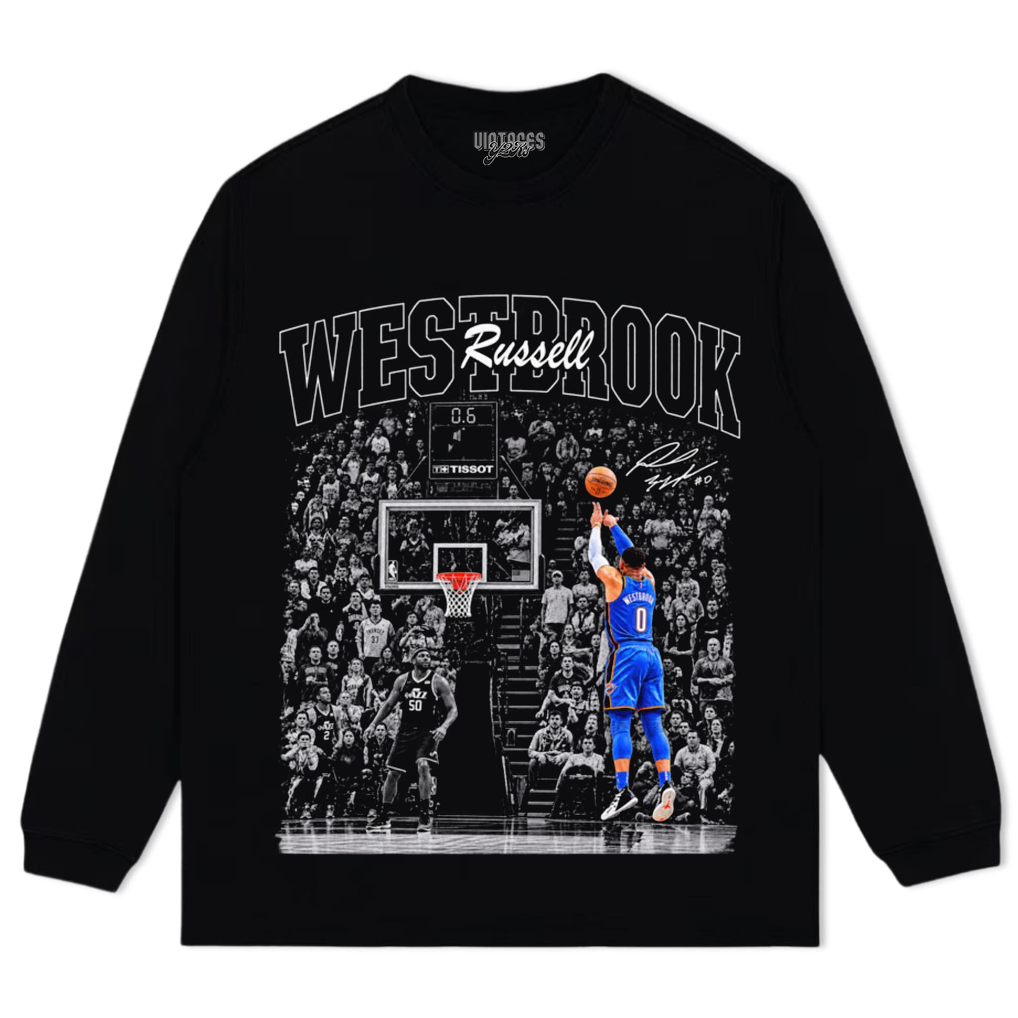 RUSSELL WESTBROOK OKLAHOMA BASKETBALL TANK TOP & TEE & LONG SLEEVE & LAYERED LS & HOODIE