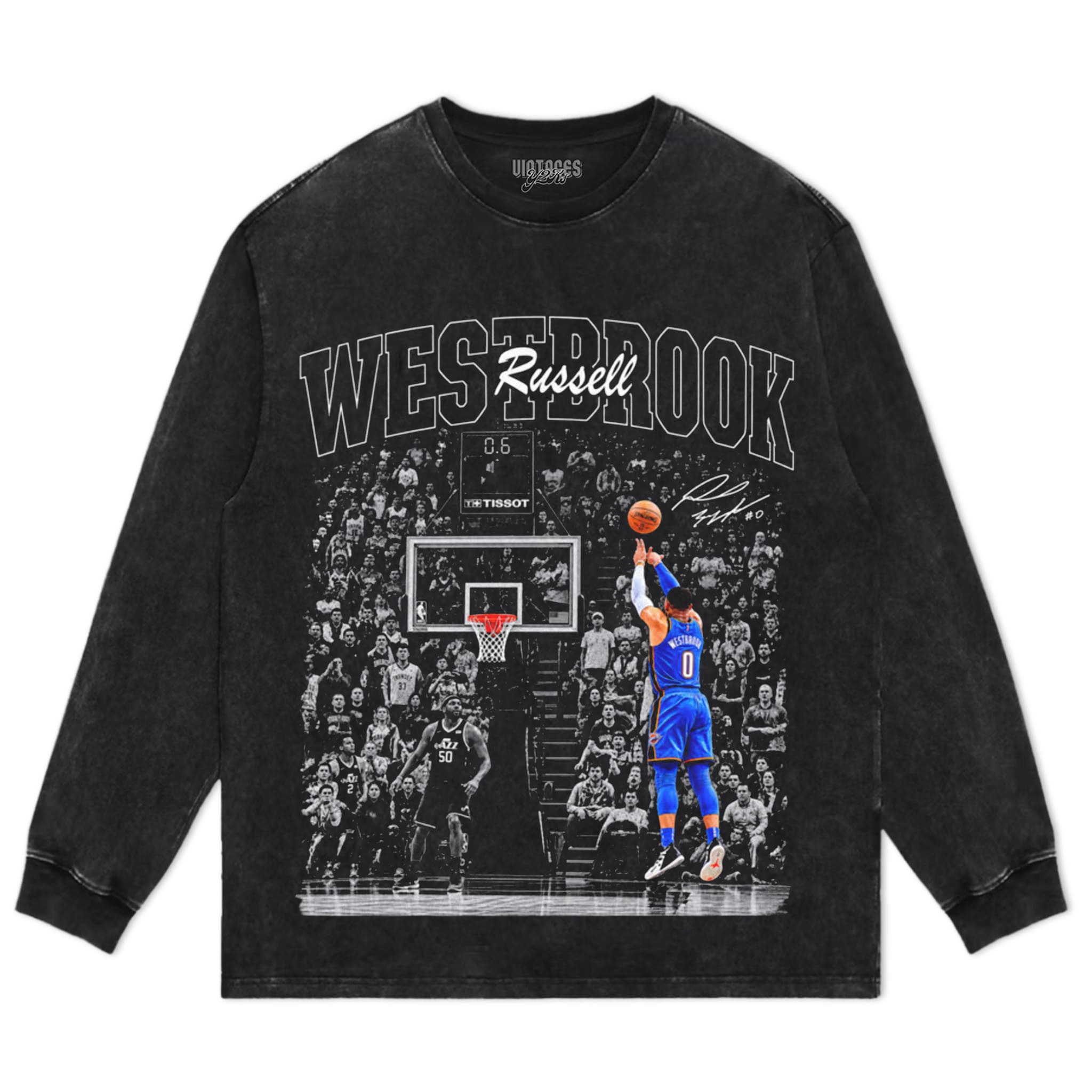 RUSSELL WESTBROOK OKLAHOMA BASKETBALL TANK TOP & TEE & LONG SLEEVE & LAYERED LS & HOODIE