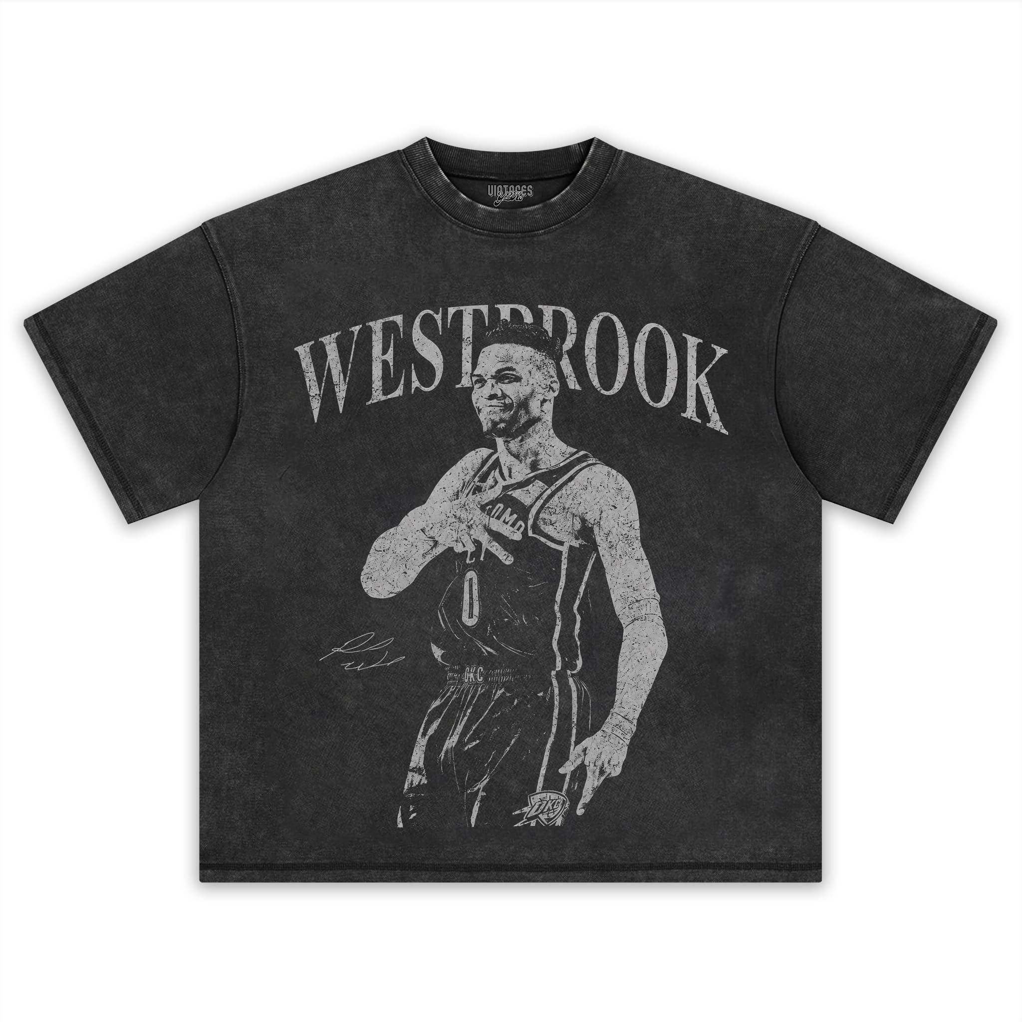 RUSSELL WESTBROOK TRIPLE DOUBLE VINTAGE TANK TOP & TEE & LONG SLEEVE & LAYERED LS & HOODIE