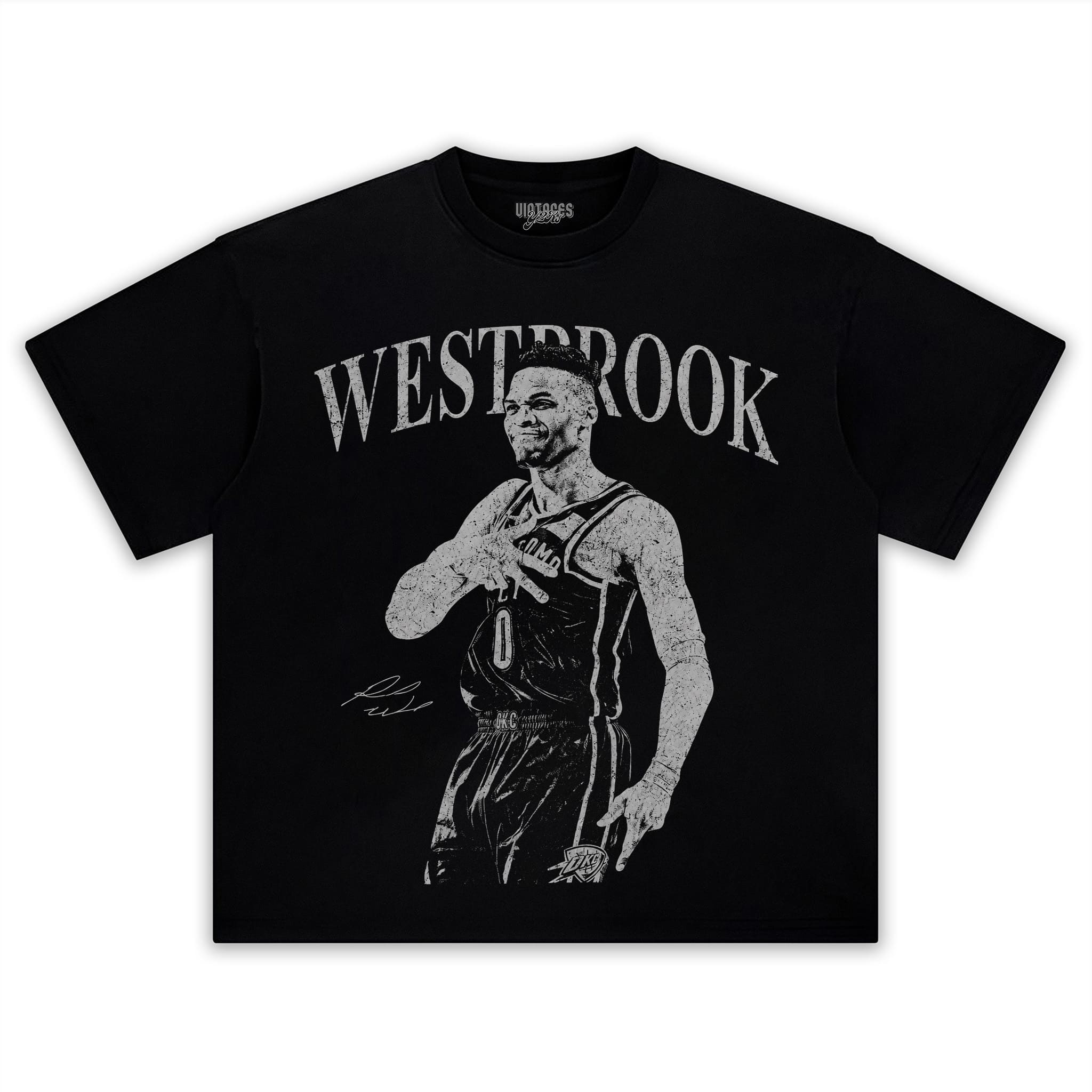 RUSSELL WESTBROOK TRIPLE DOUBLE VINTAGE TANK TOP & TEE & LONG SLEEVE & LAYERED LS & HOODIE