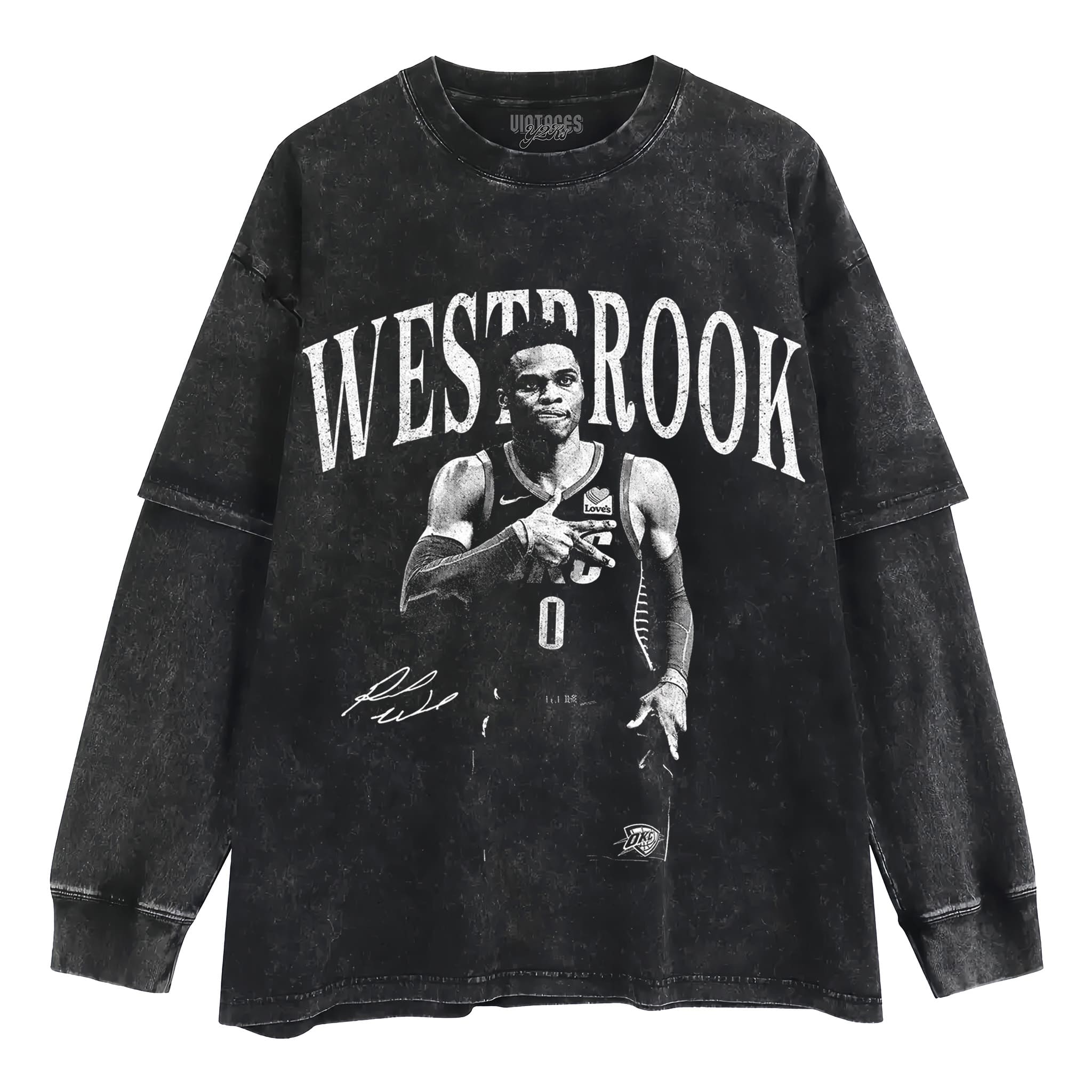 RUSSELL WESTBROOK V2 VINTAGE TANK TOP & TEE & LONG SLEEVE & LAYERED LS & HOODIE
