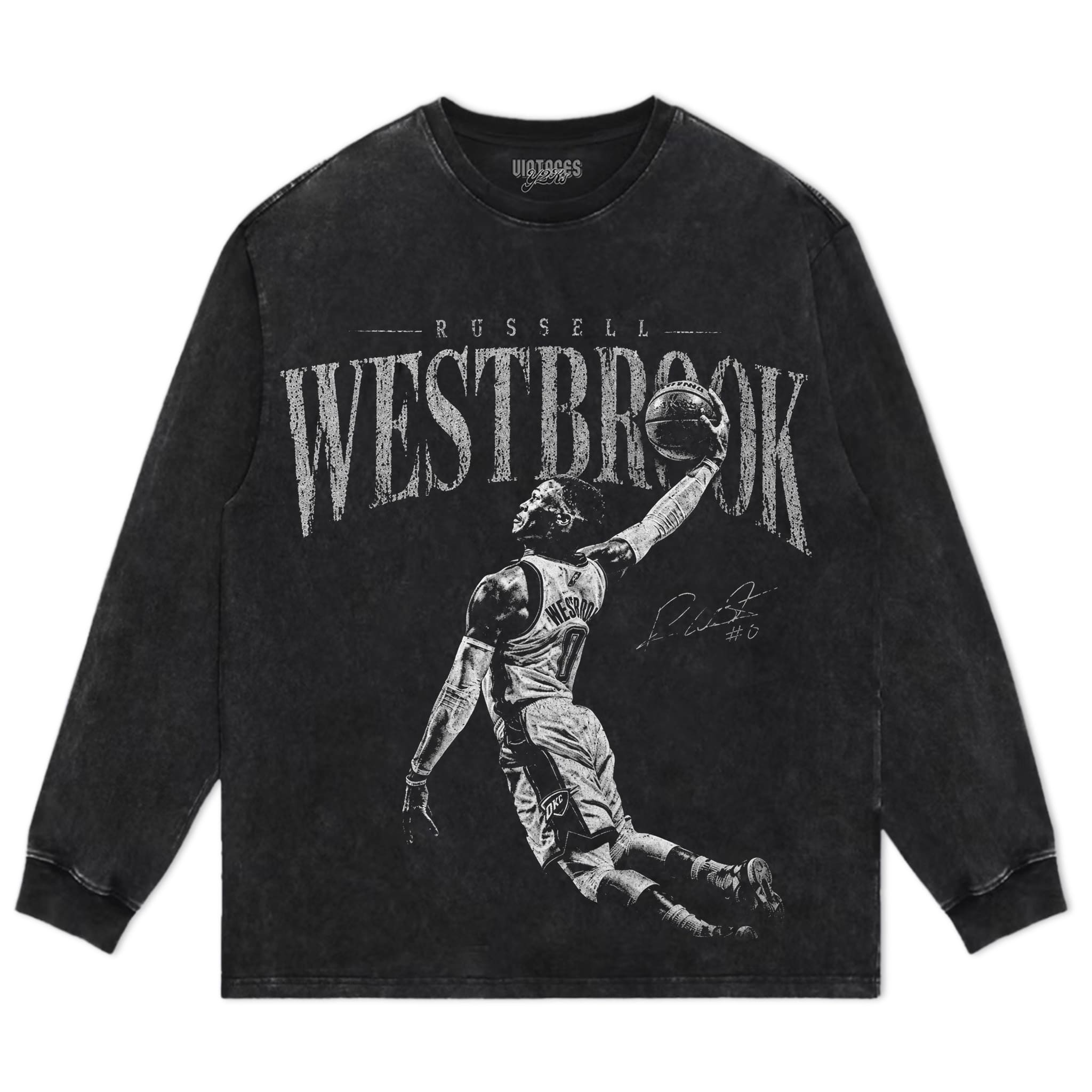 RUSSELL WESTBROOK VINTAGE TANK TOP & TEE & LONG SLEEVE & LAYERED LS & HOODIE