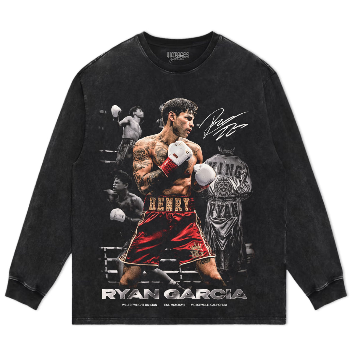 RYAN GARCIA - KING RYAN SIGNATURE TANK TOP & TEE & LONG SLEEVE & LAYERED LS & HOODIE