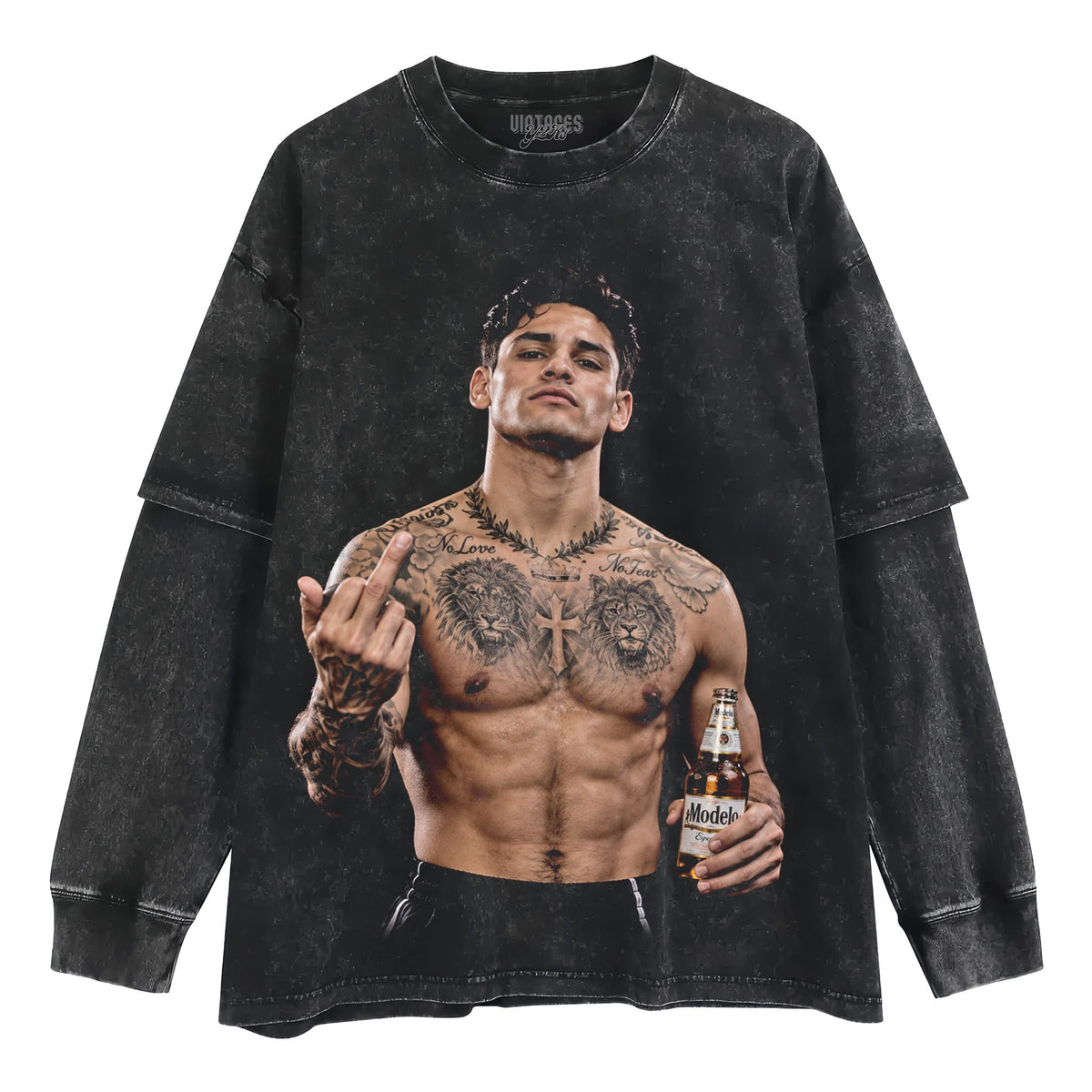 RYAN GARCIA - MIDDLE FINGER TANK TOP & TEE & LONG SLEEVE & LAYERED LS & HOODIE