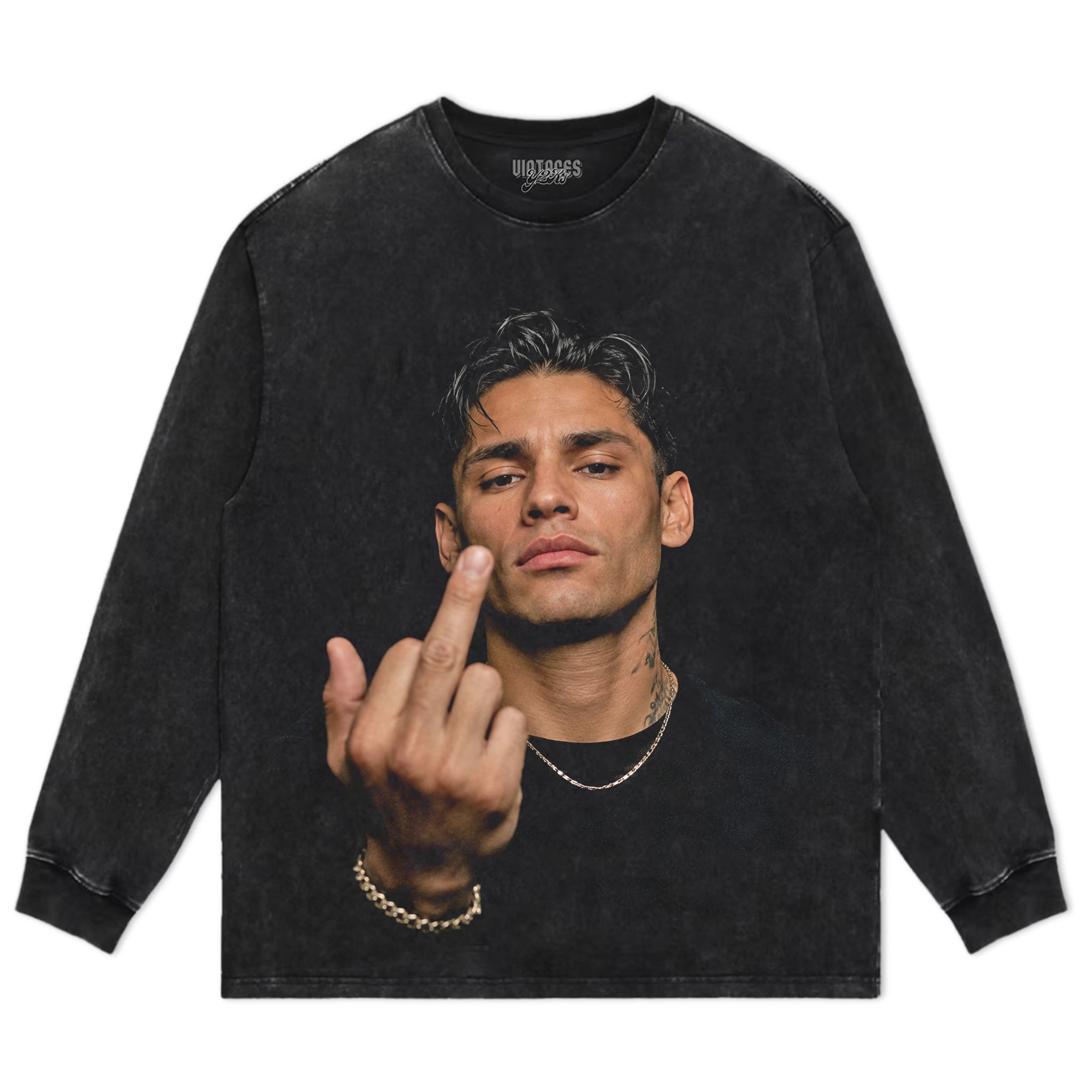 RYAN GARCIA - MIDDLE FINGER TANK TOP & TEE & LONG SLEEVE & LAYERED LS & HOODIE