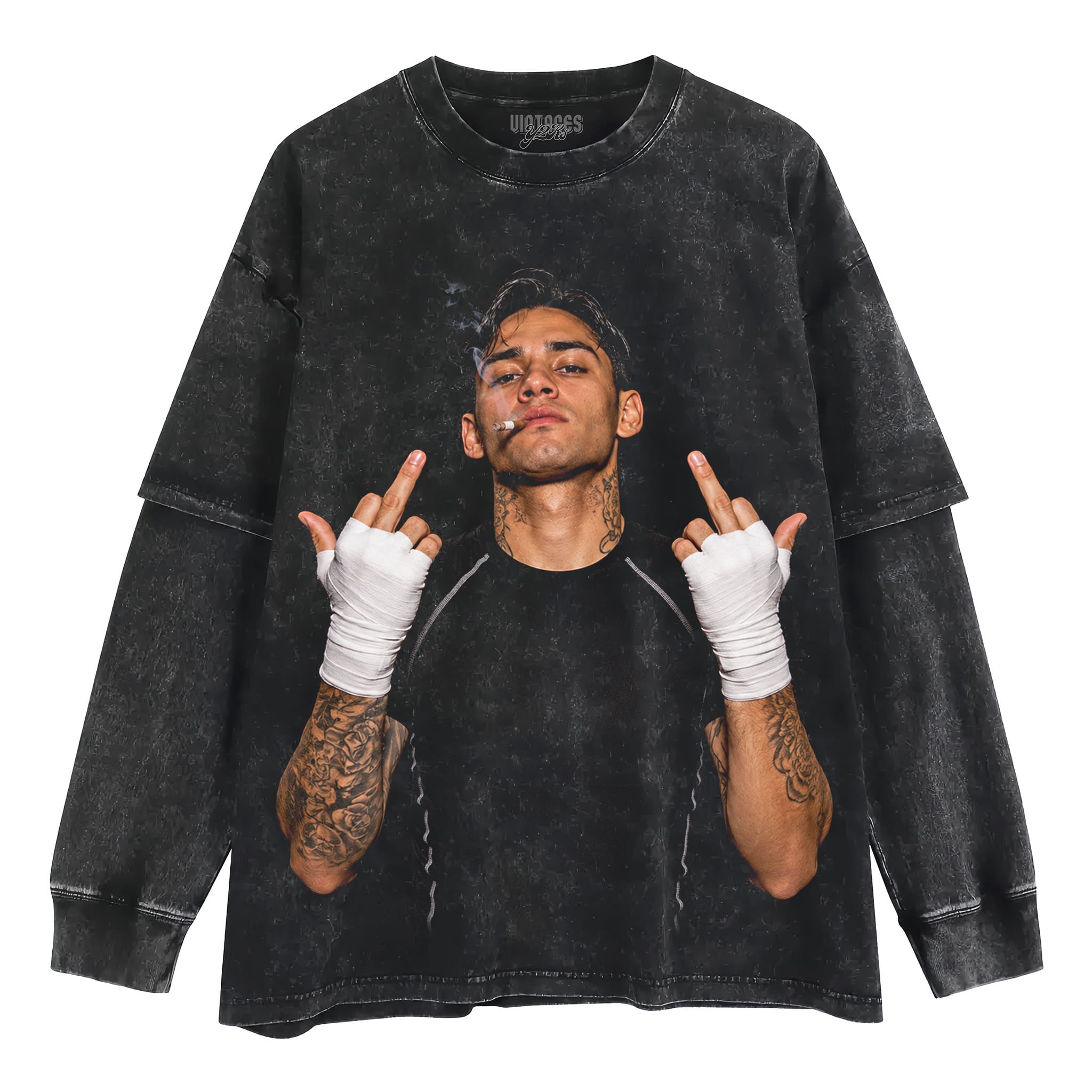 RYAN GARCIA - MIDDLE FINGER V2 TANK TOP & TEE & LONG SLEEVE & LAYERED LS & HOODIE