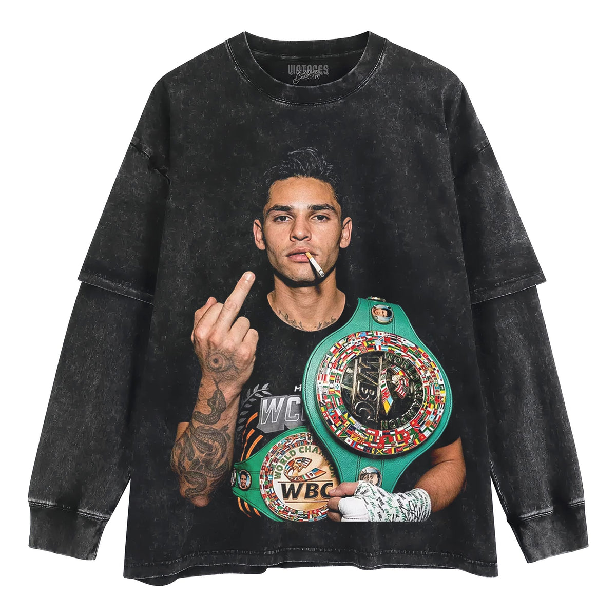 RYAN GARCIA - MIDDLE FINGER V2 TANK TOP & TEE & LONG SLEEVE & LAYERED LS & HOODIE