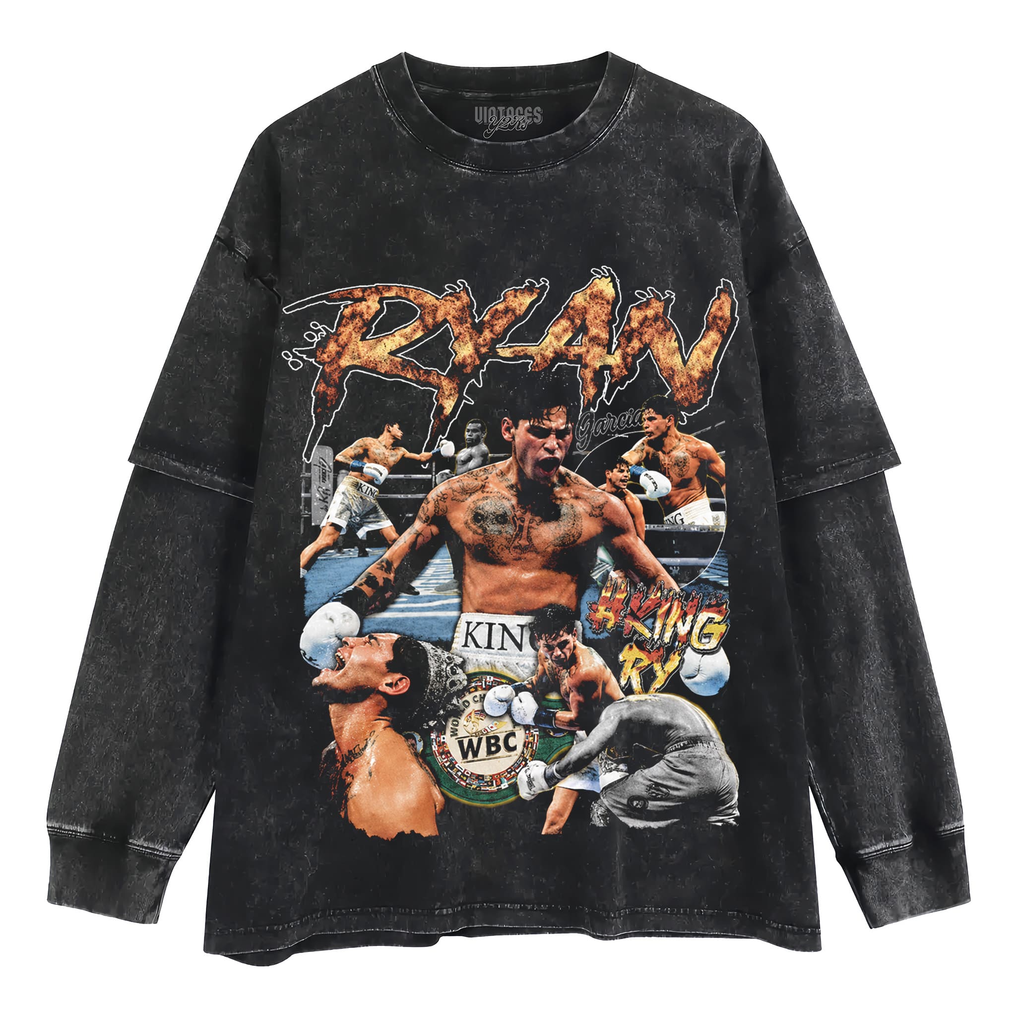 RYAN GARCIA VINTAGE BOXING TANK TOP & TEE & LONG SLEEVE & LAYERED LS & HOODIE