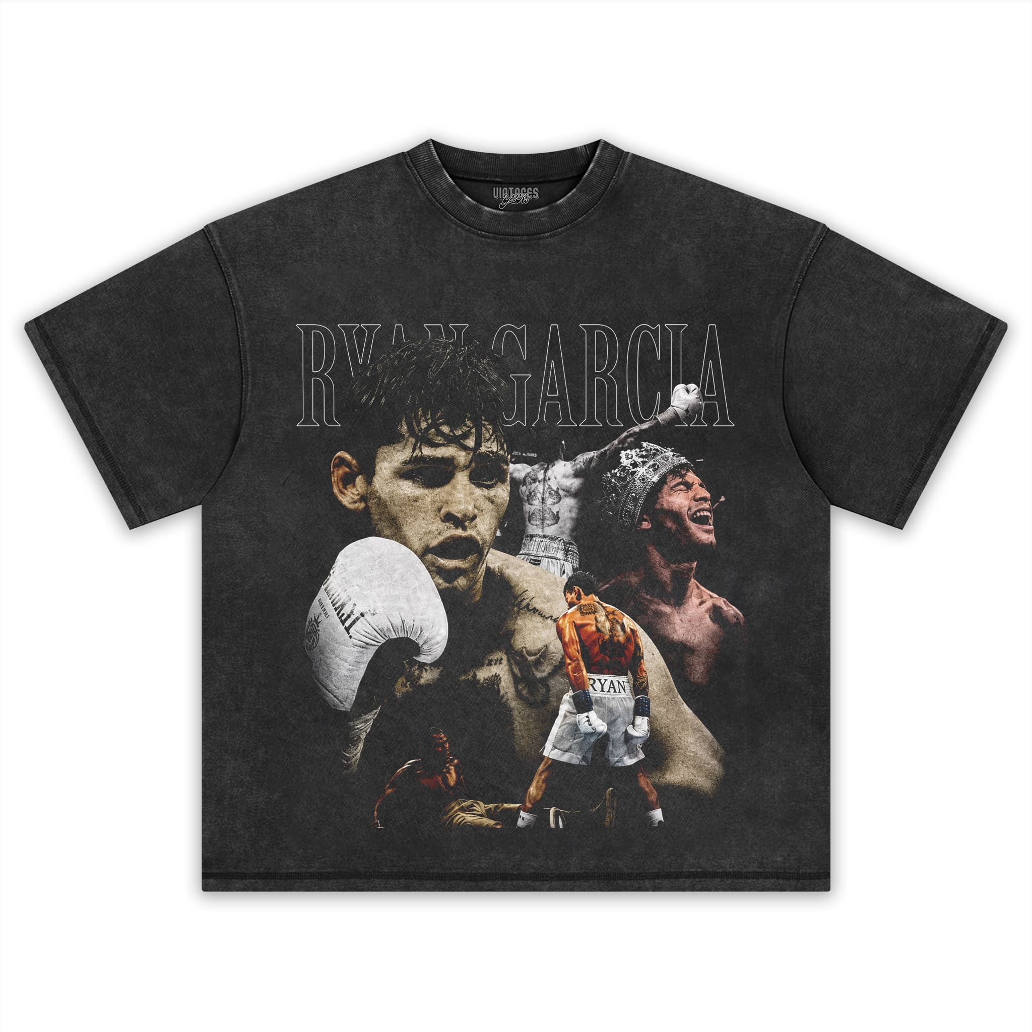 RYAN GARCIA VINTAGE BOXING V2 TANK TOP & TEE & LONG SLEEVE & LAYERED LS & HOODIE