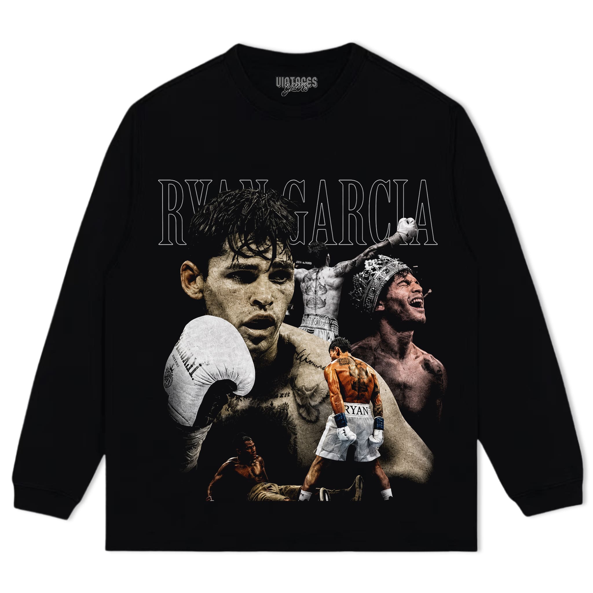 RYAN GARCIA VINTAGE BOXING V2 TANK TOP & TEE & LONG SLEEVE & LAYERED LS & HOODIE