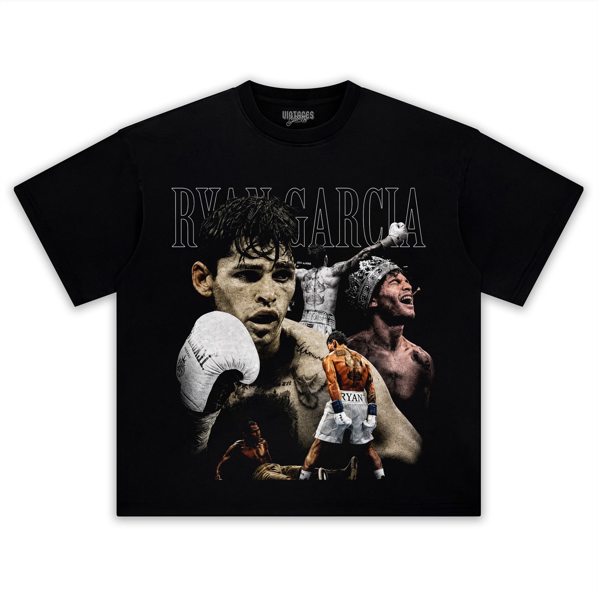 RYAN GARCIA VINTAGE BOXING V2 TANK TOP & TEE & LONG SLEEVE & LAYERED LS & HOODIE
