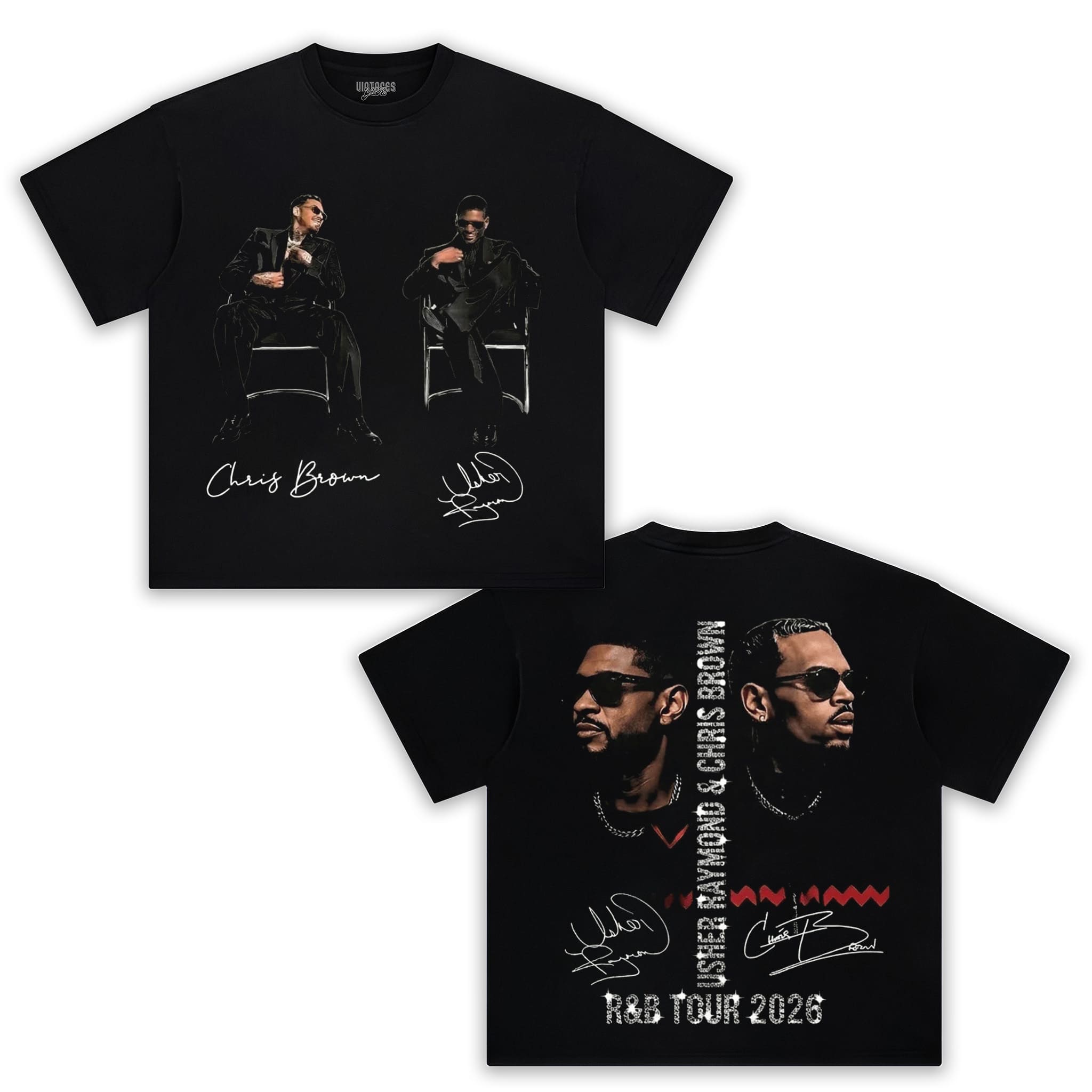R&B TOUR 2026 - RAYMOND & CHRIS BROWN TANK TOP & TEE