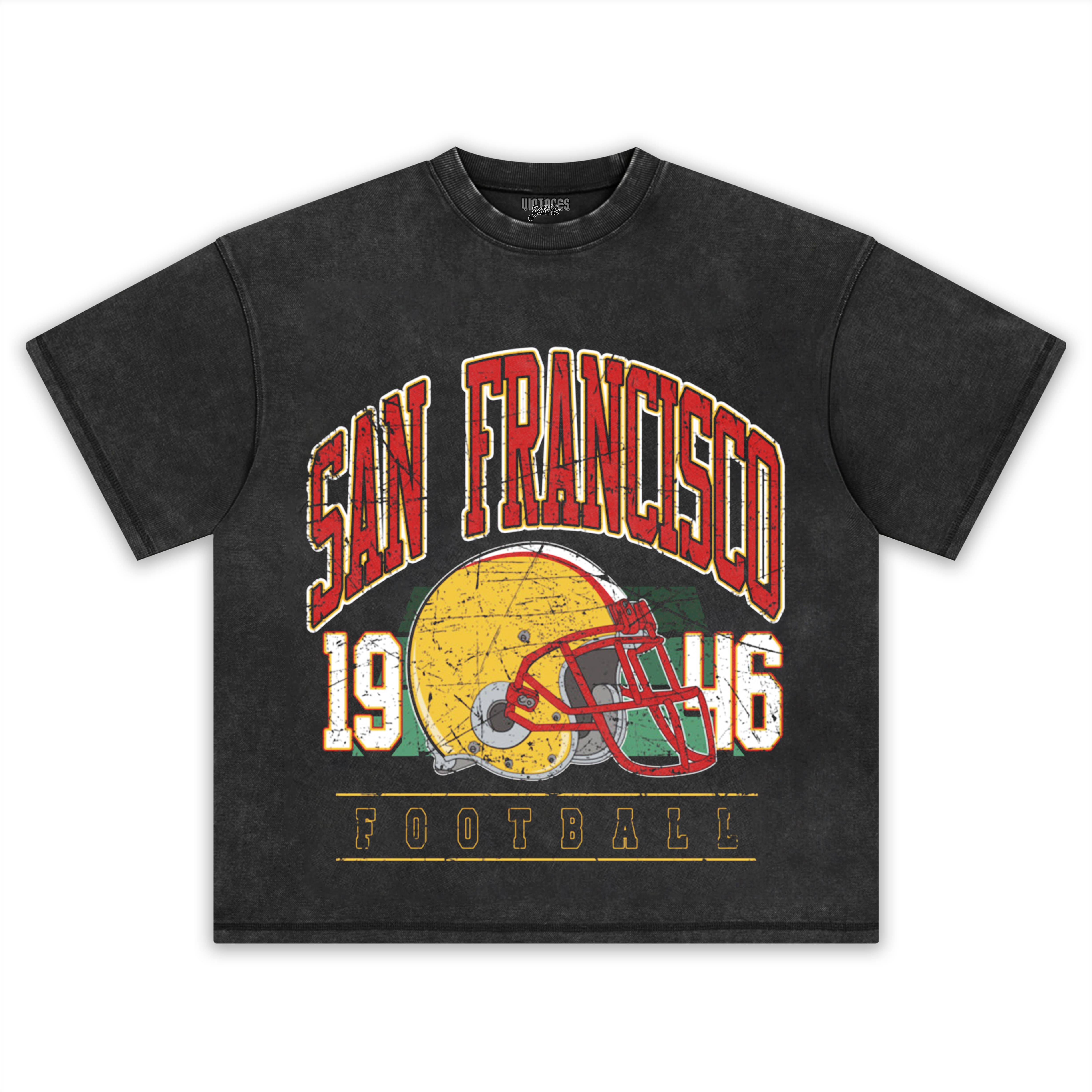 SAN FRANCISCO 49ERS VINTAGE TEE & LS & HOODIE
