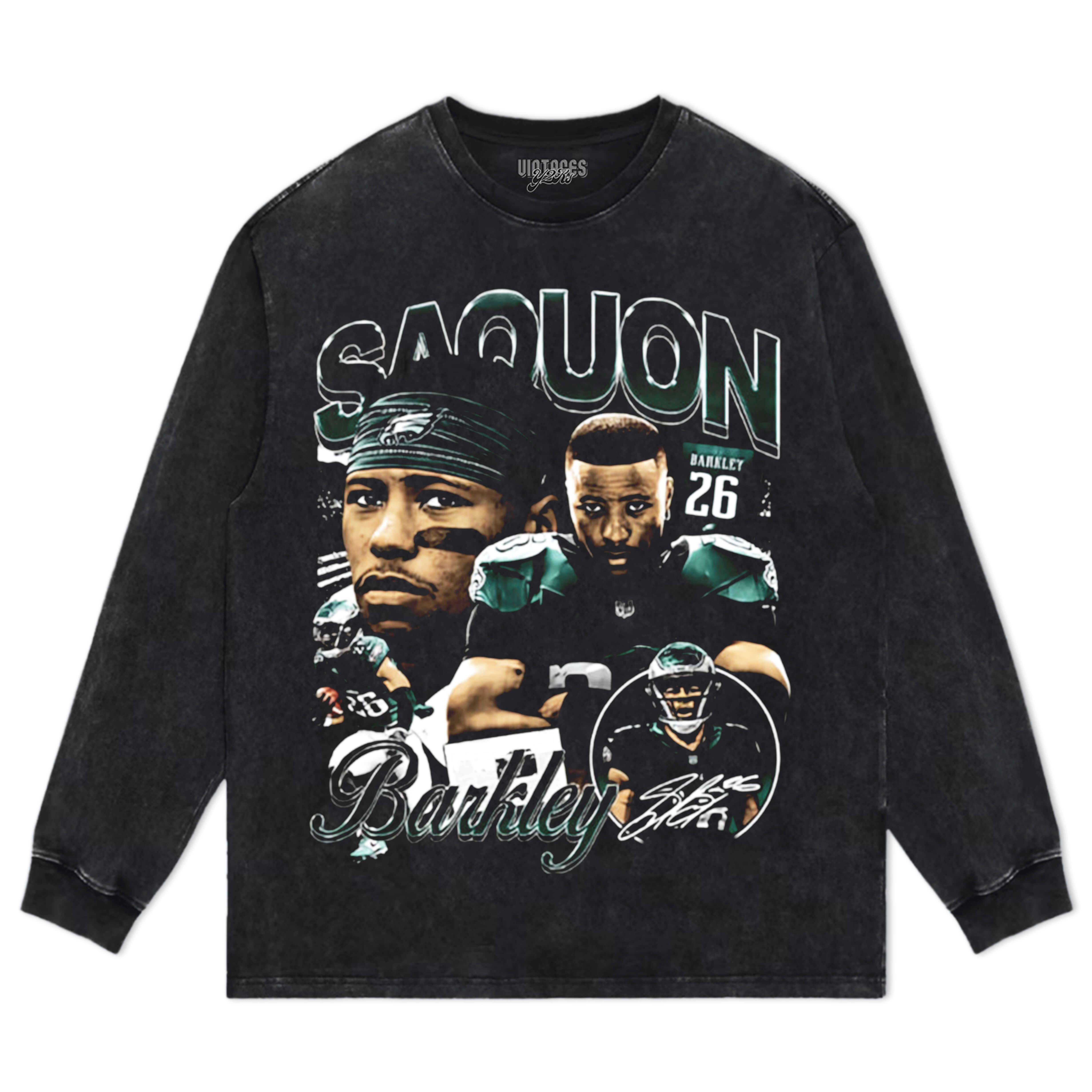 SAQUON BARKLEY VINTAGE TEE & LS & HOODIE