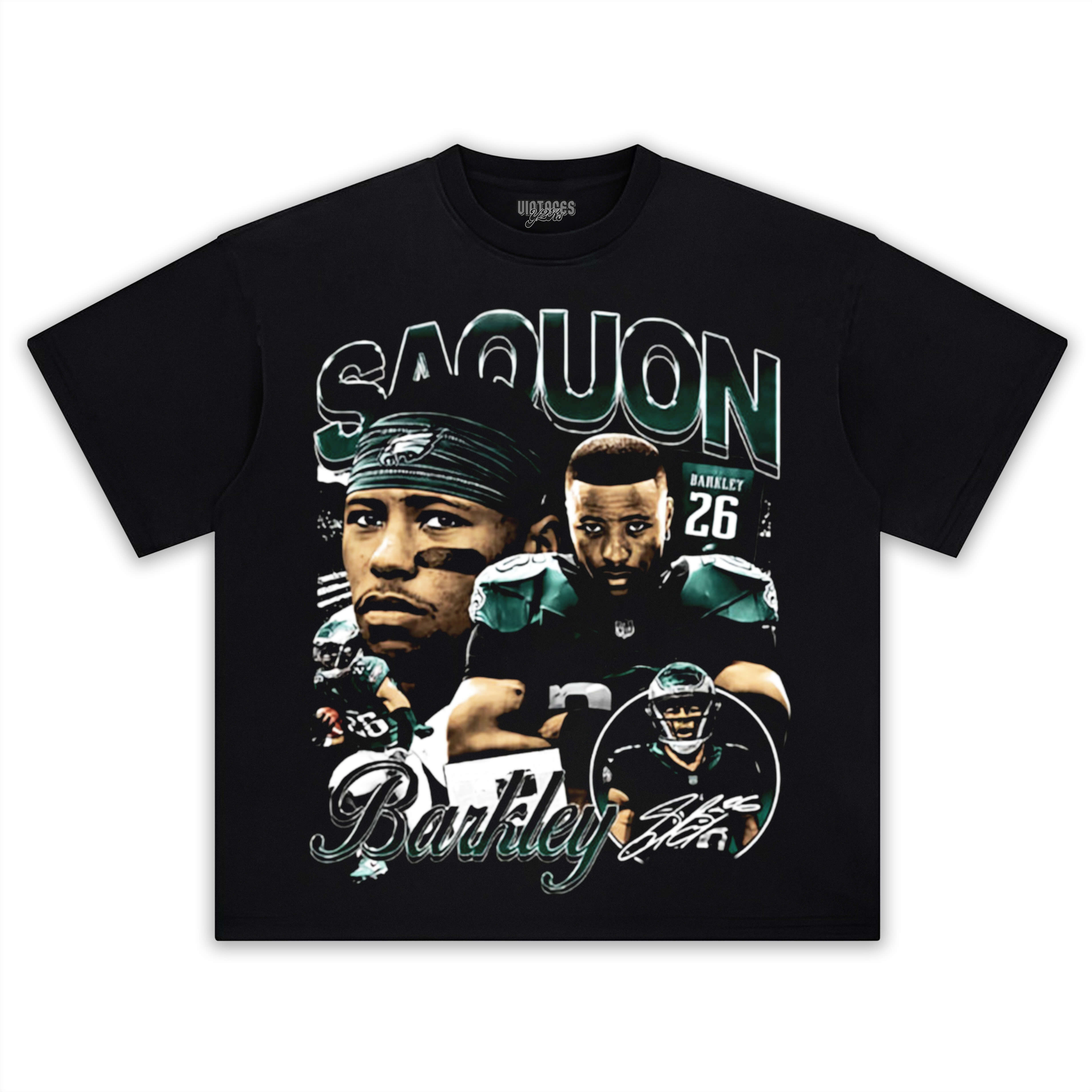 SAQUON BARKLEY VINTAGE TEE & LS & HOODIE