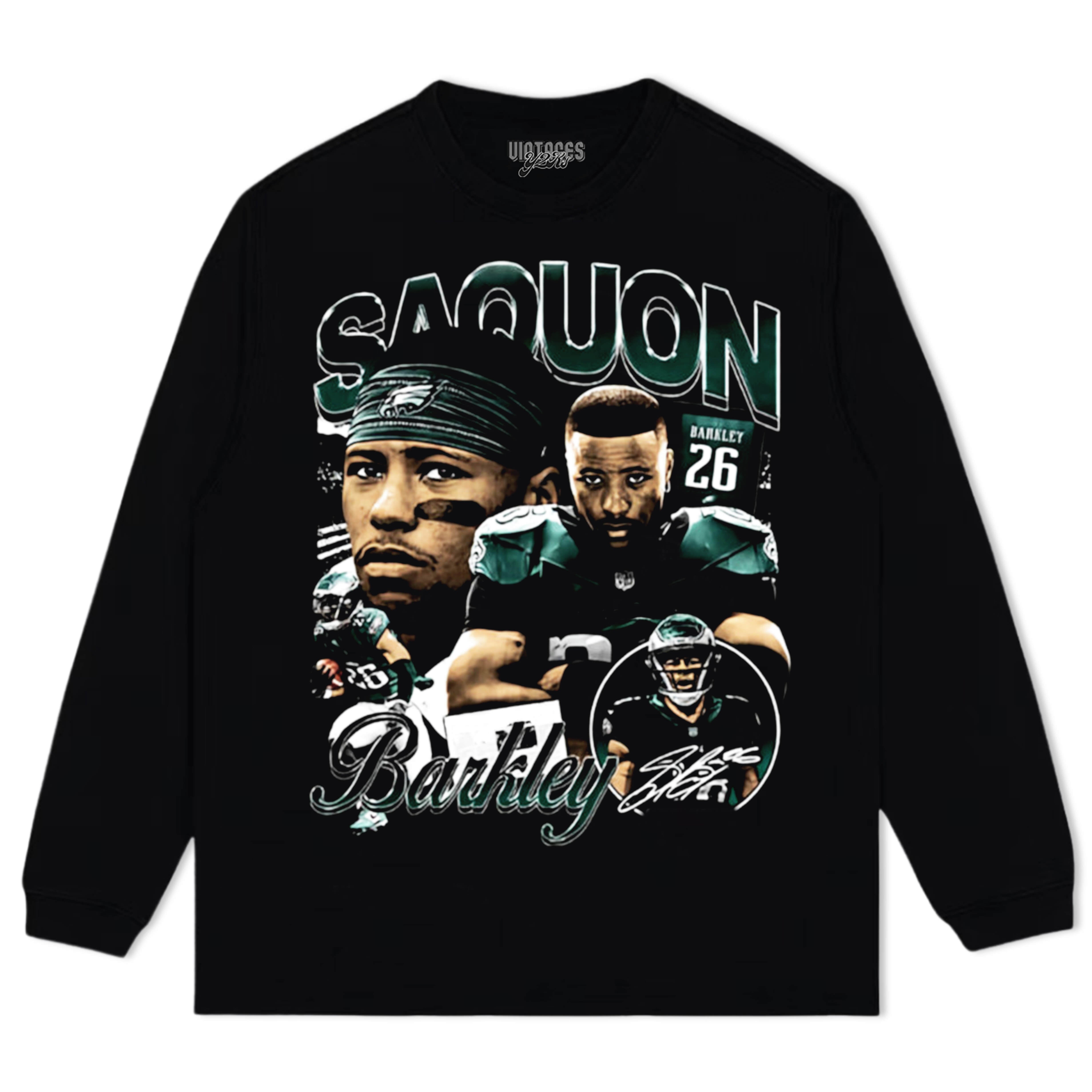 SAQUON BARKLEY VINTAGE TEE & LS & HOODIE