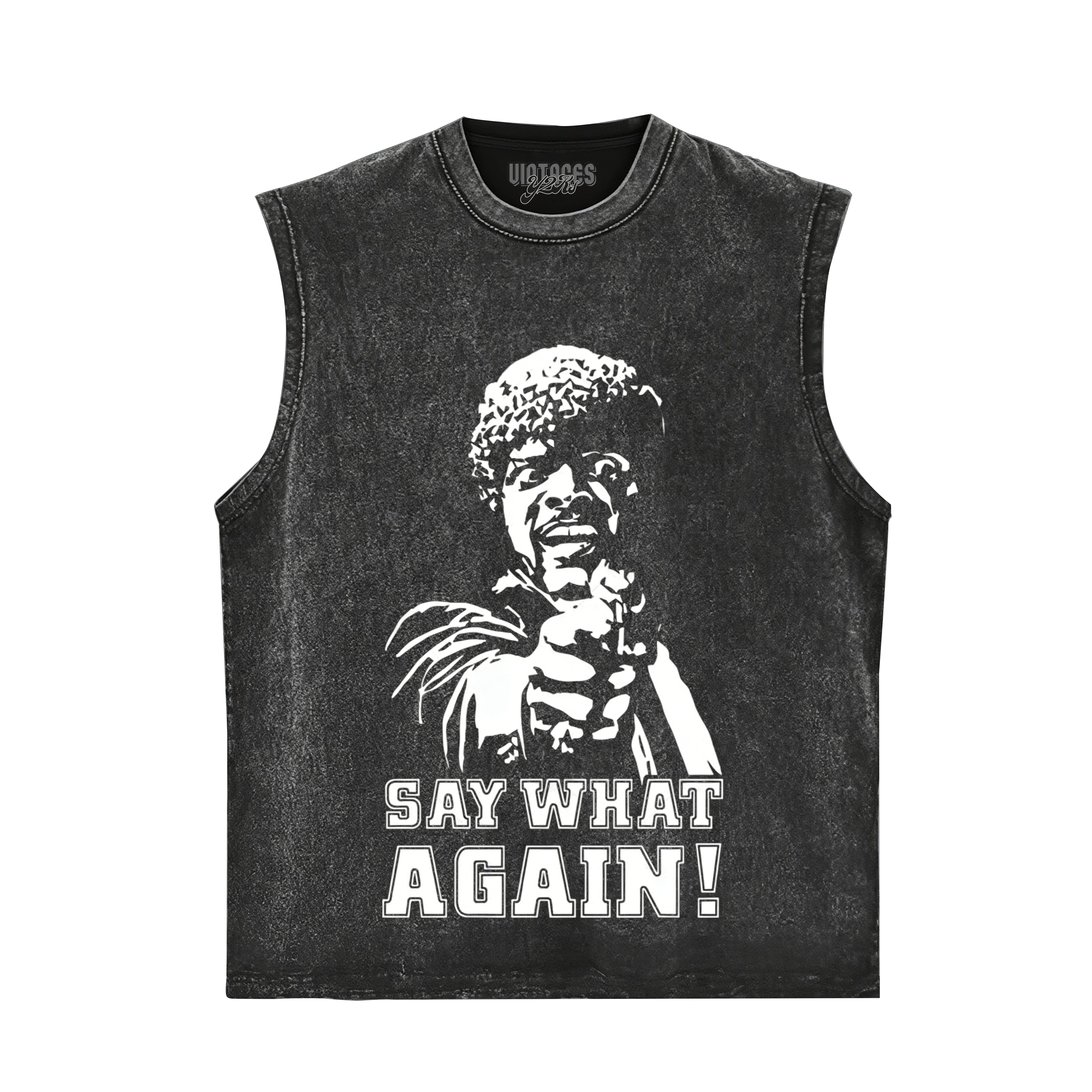 SAY WHAT AGAIN! PULP FICTION TANK TOP & TEE & LONG SLEEVE & LAYERED LS & HOODIE