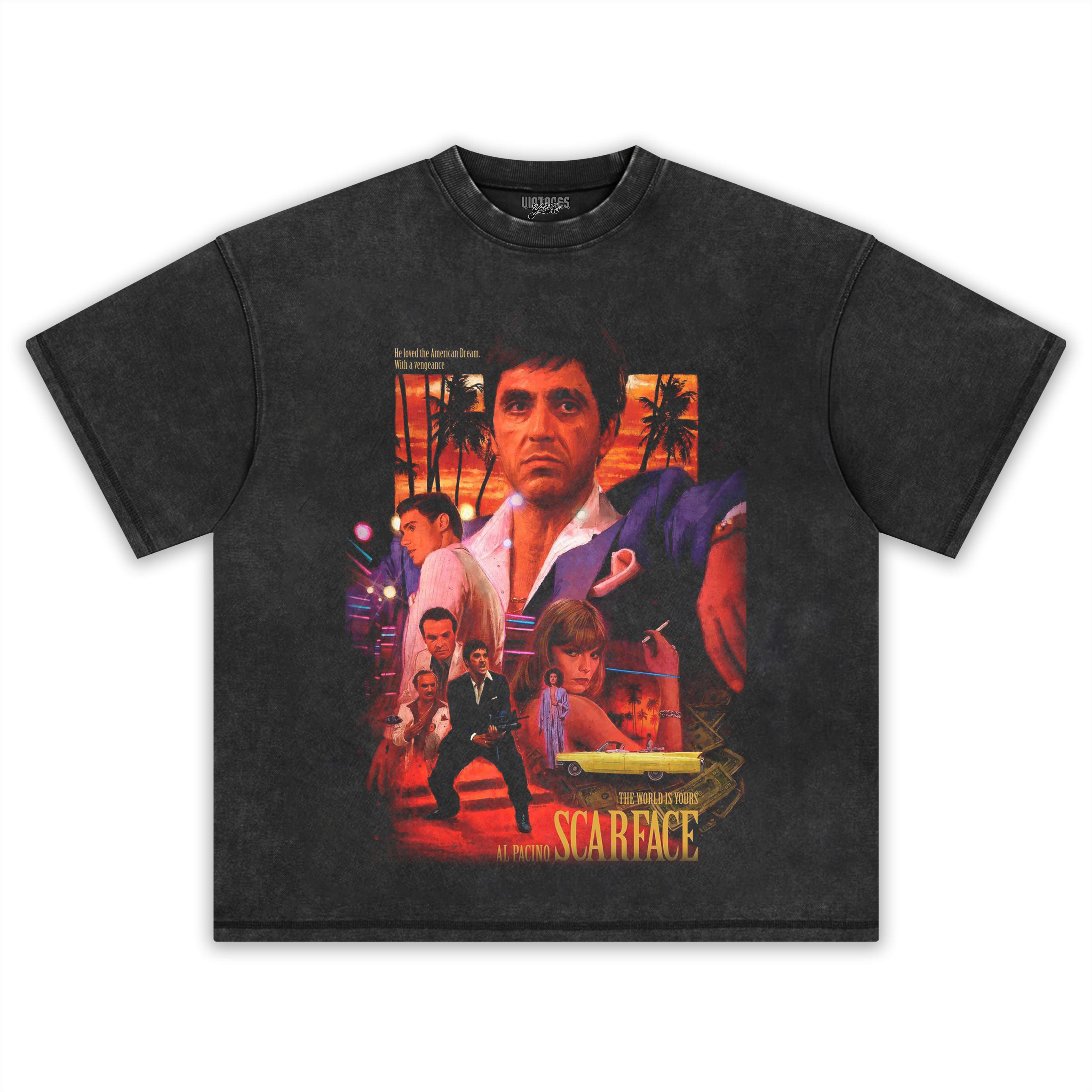 SCARFACE PUZZLE POSTER TEE & LS & HOODIE