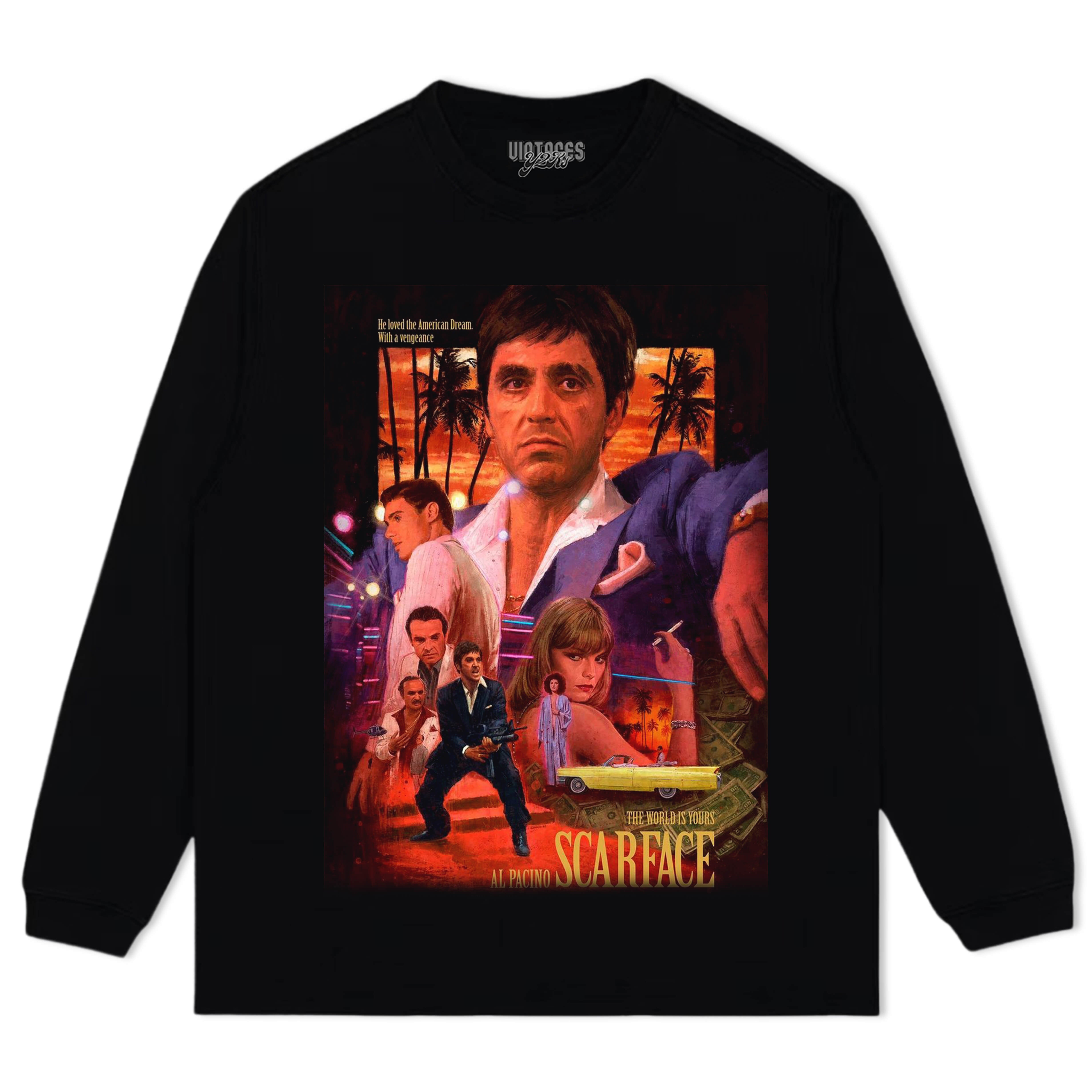 SCARFACE PUZZLE POSTER TEE & LS & HOODIE