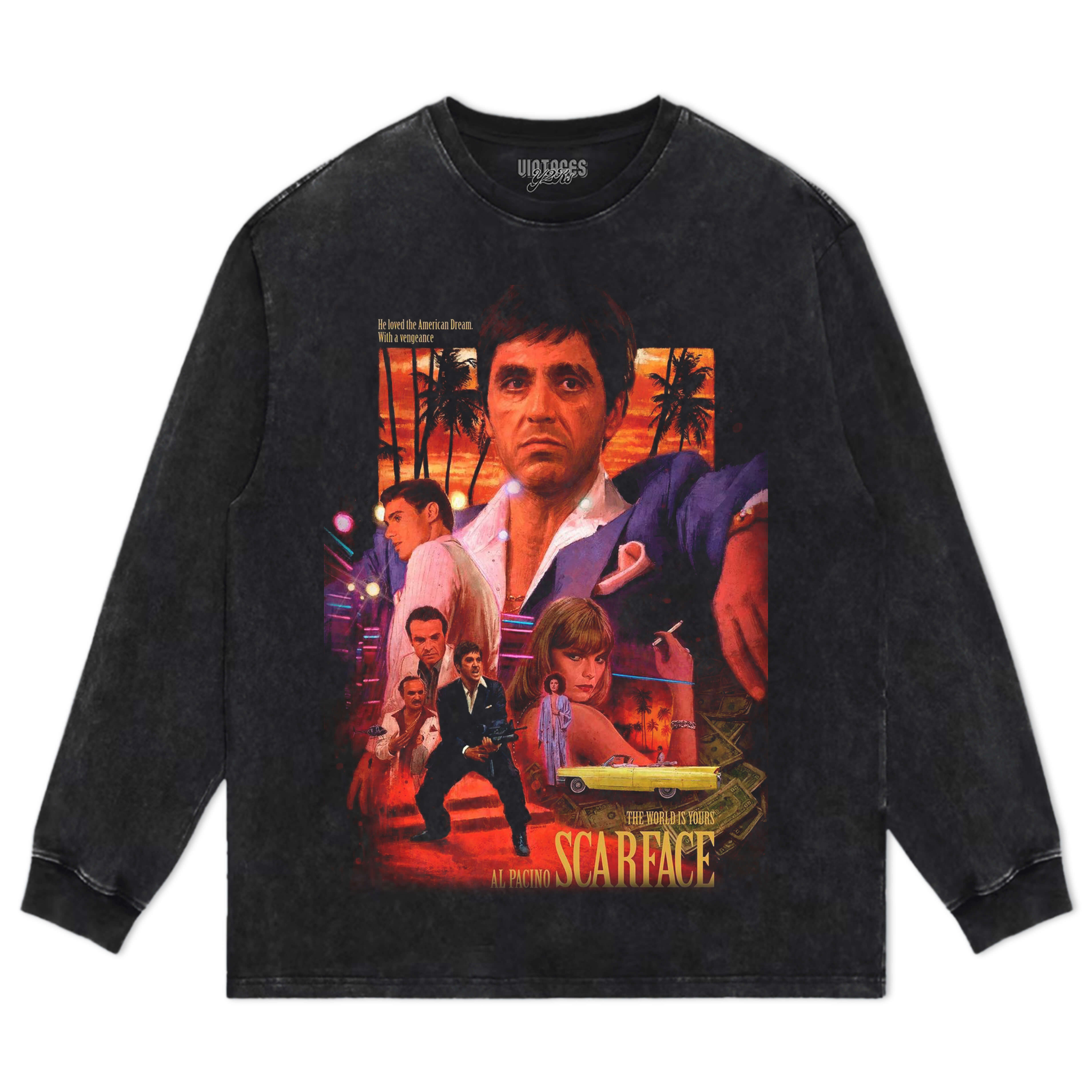 SCARFACE PUZZLE POSTER TEE & LS & HOODIE