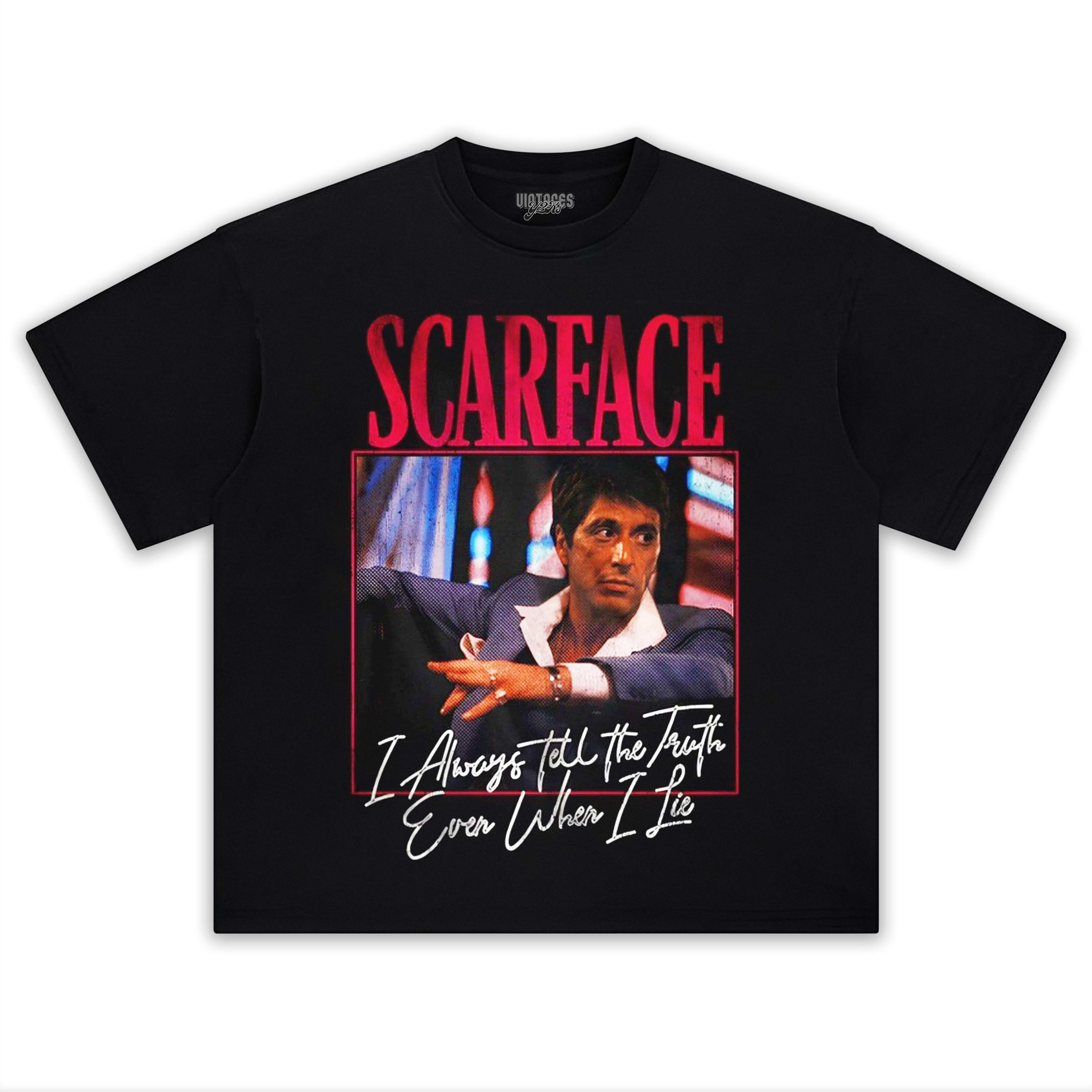SCARFACE PUZZLE POSTER V1 TEE & LS & HOODIE