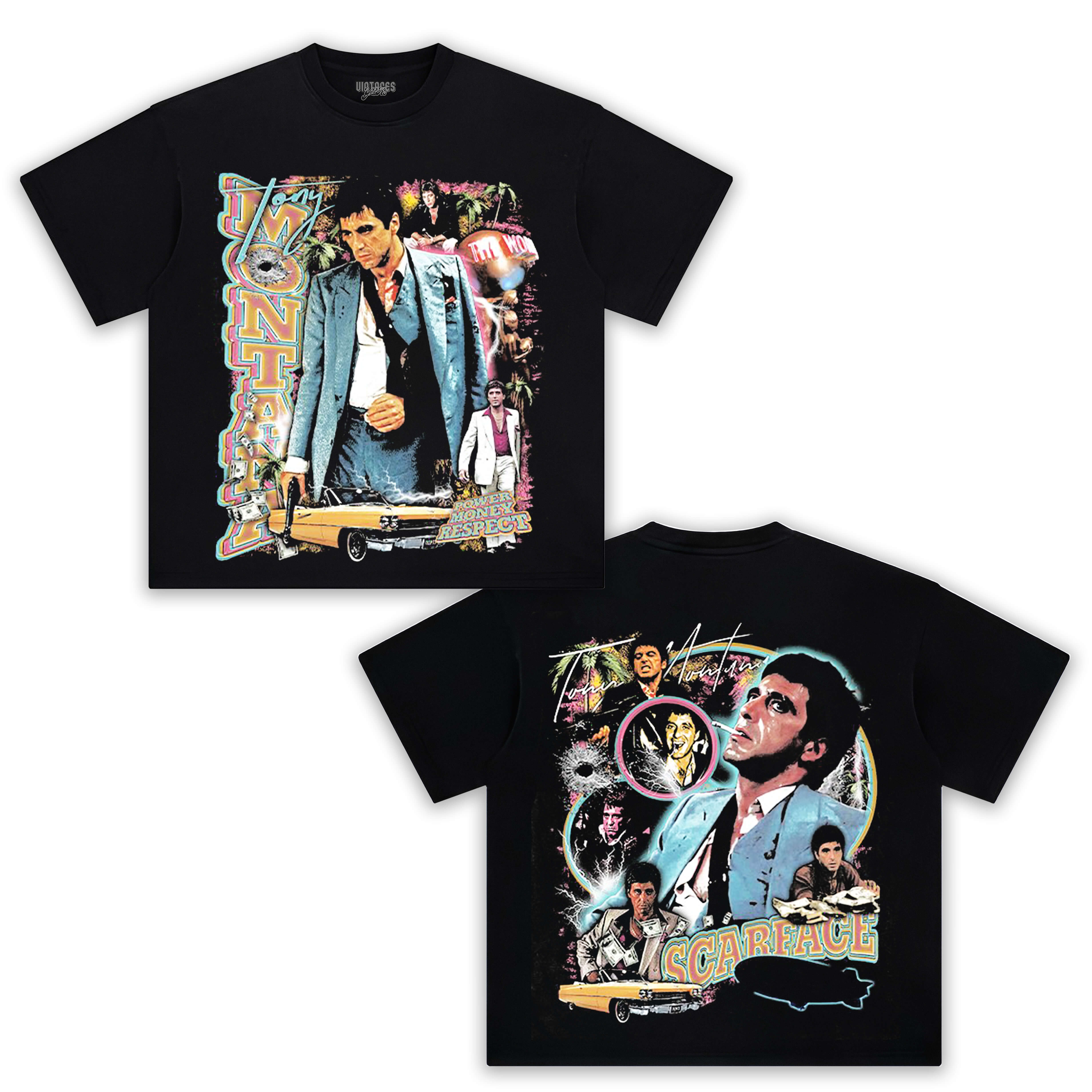 SCARFACE 90S VINTAGE V2 TEE