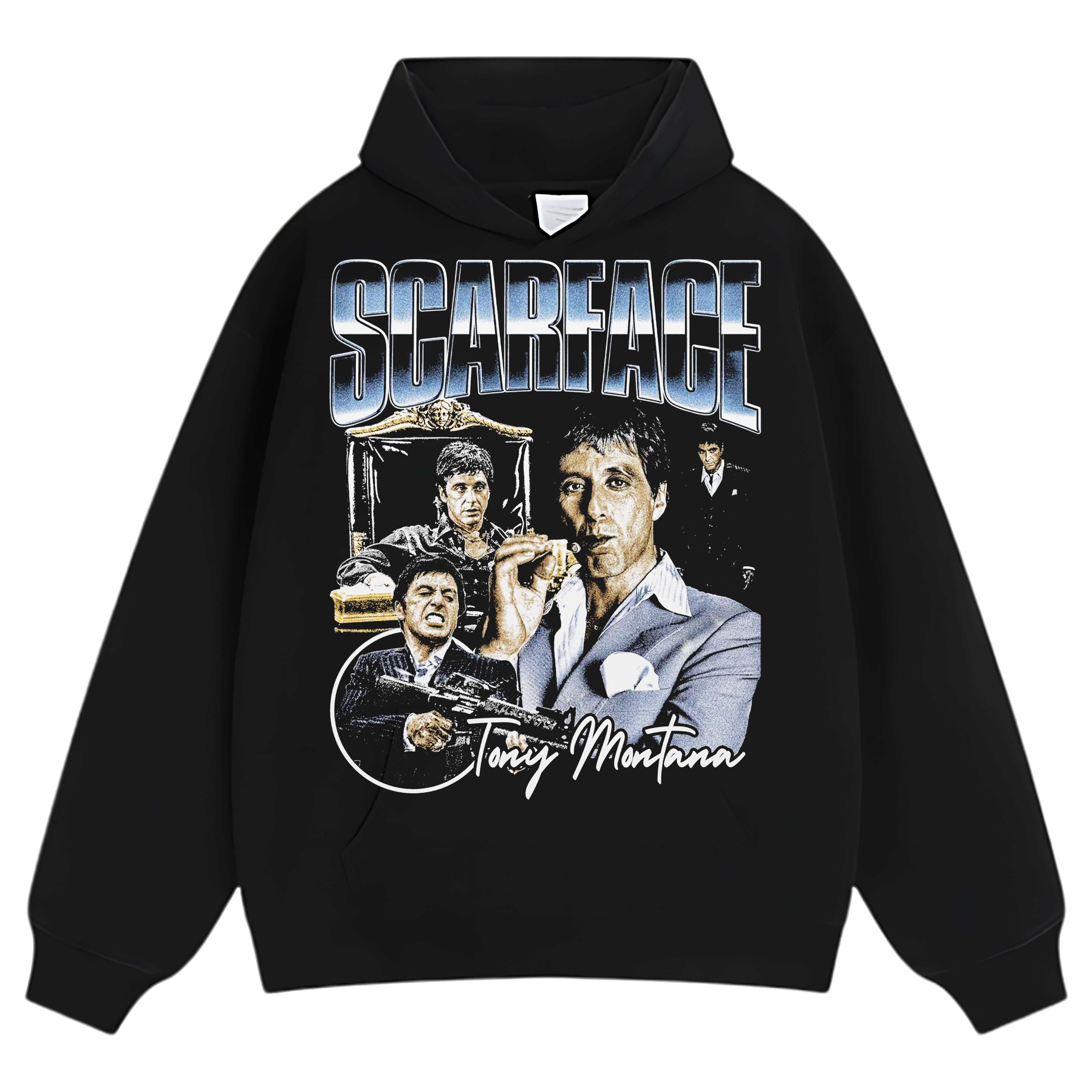 SCARFACE & THE WORLD IS YOURS V4 TEE & LS & HOODIE