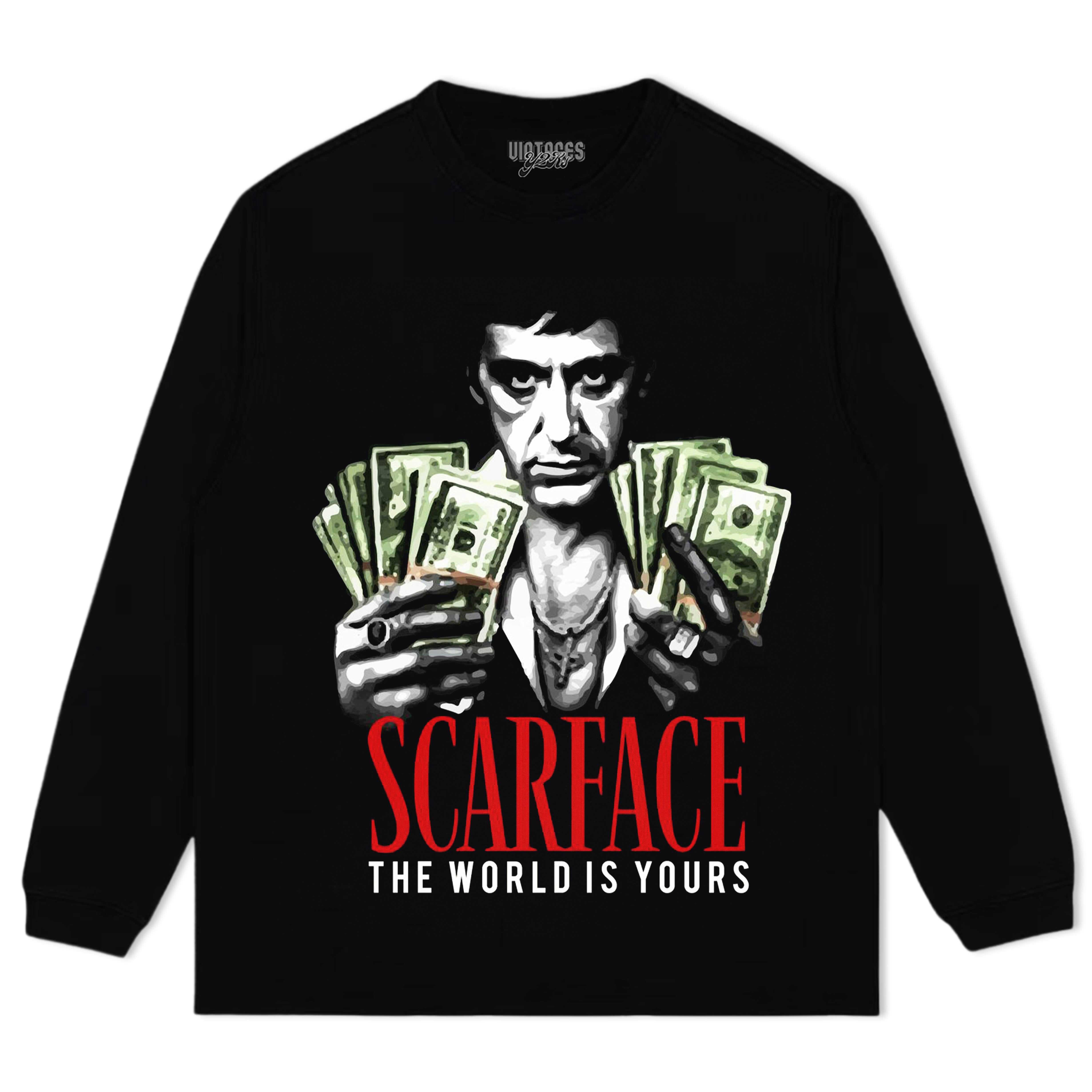 SCARFACE THE WORLD IS YOURS TEE & LS & HOODIE