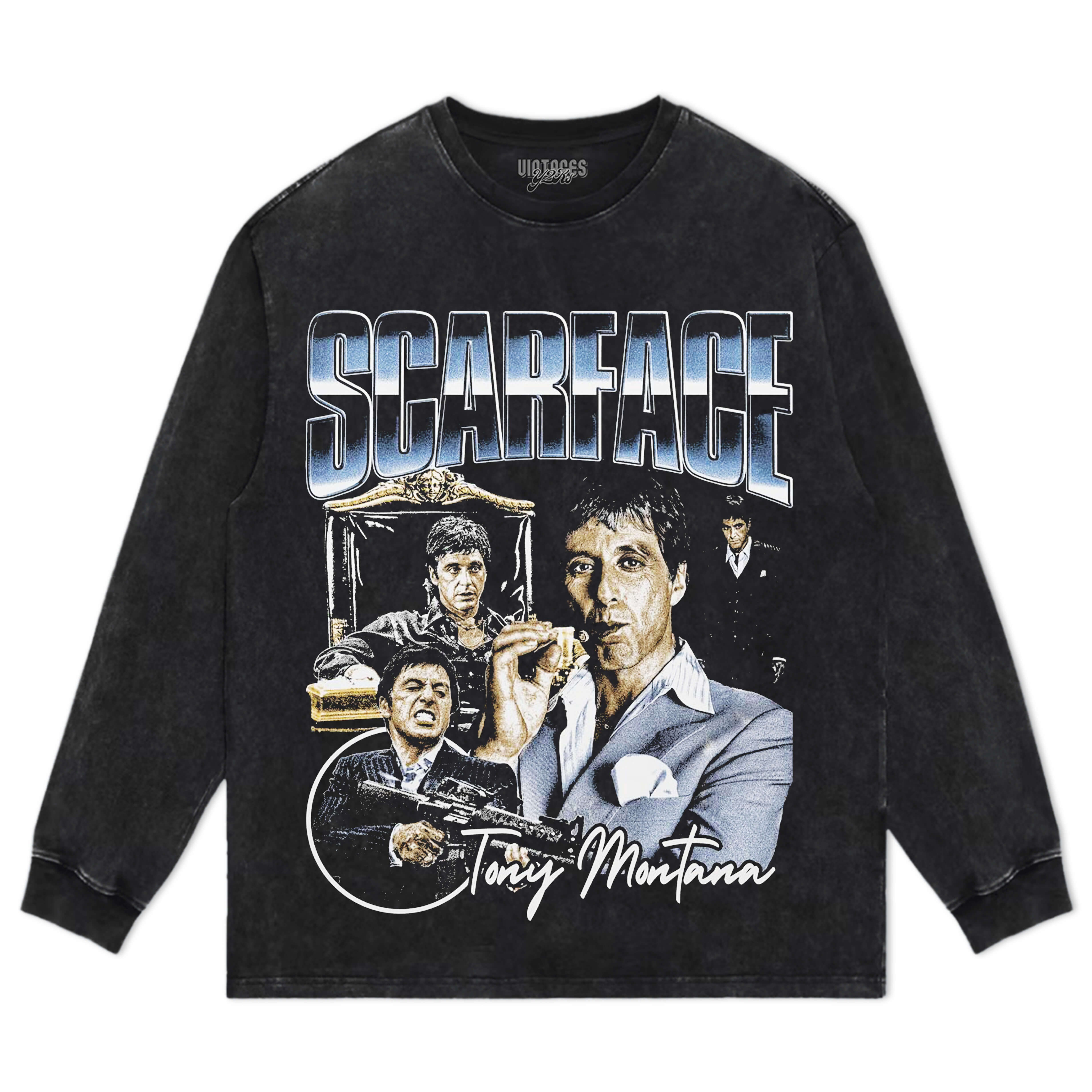 SCARFACE & THE WORLD IS YOURS V4 TEE & LS & HOODIE