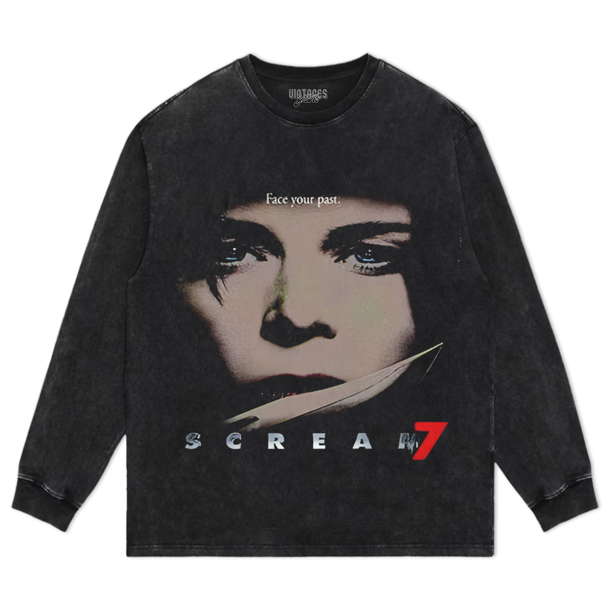 SCREAM 7 FACE YOUR PAST 2026 TEE & LS & HOODIE