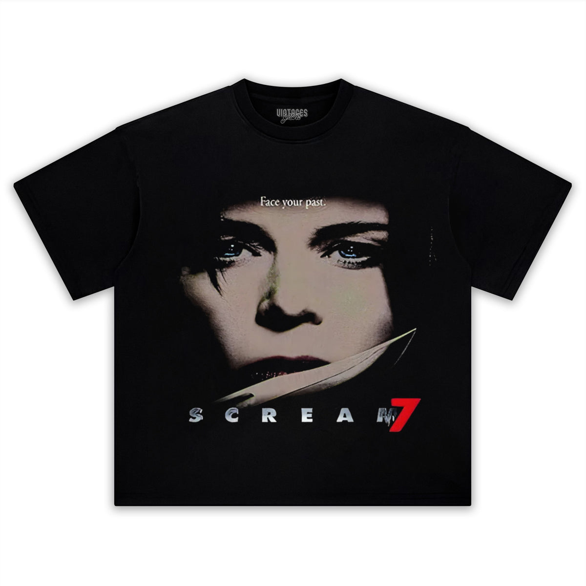 SCREAM 7 FACE YOUR PAST 2026 TEE & LS & HOODIE